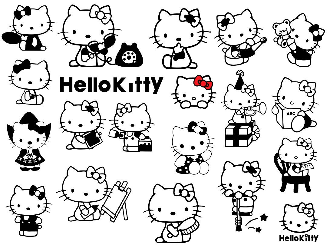 Wallpaper #1c50c Hello Kitty Vector Art Icons and Graphics for Free Download