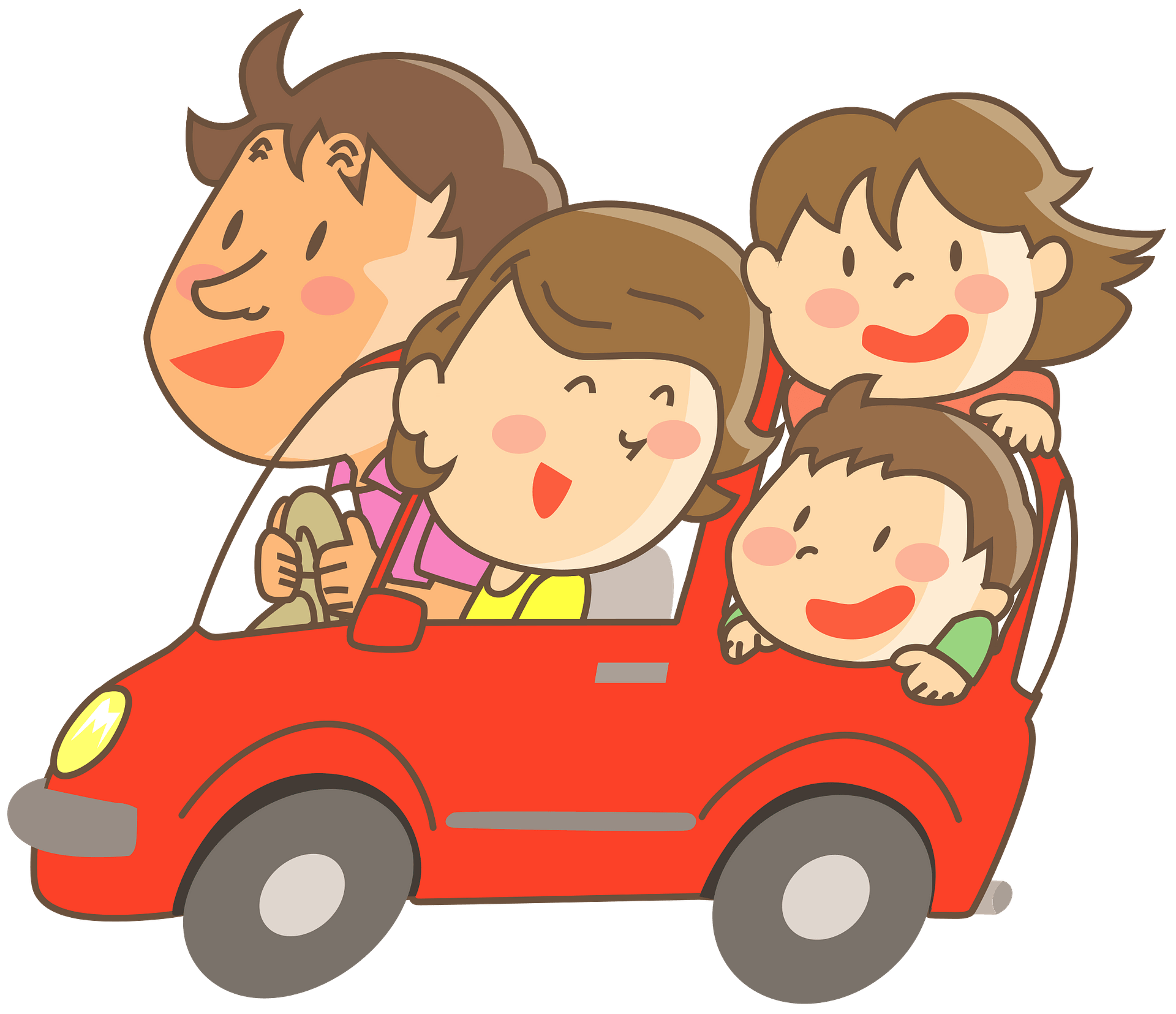 Wallpaper #iX3h8I4Bnwiau_P6cQed29 Family in Car Clip Art