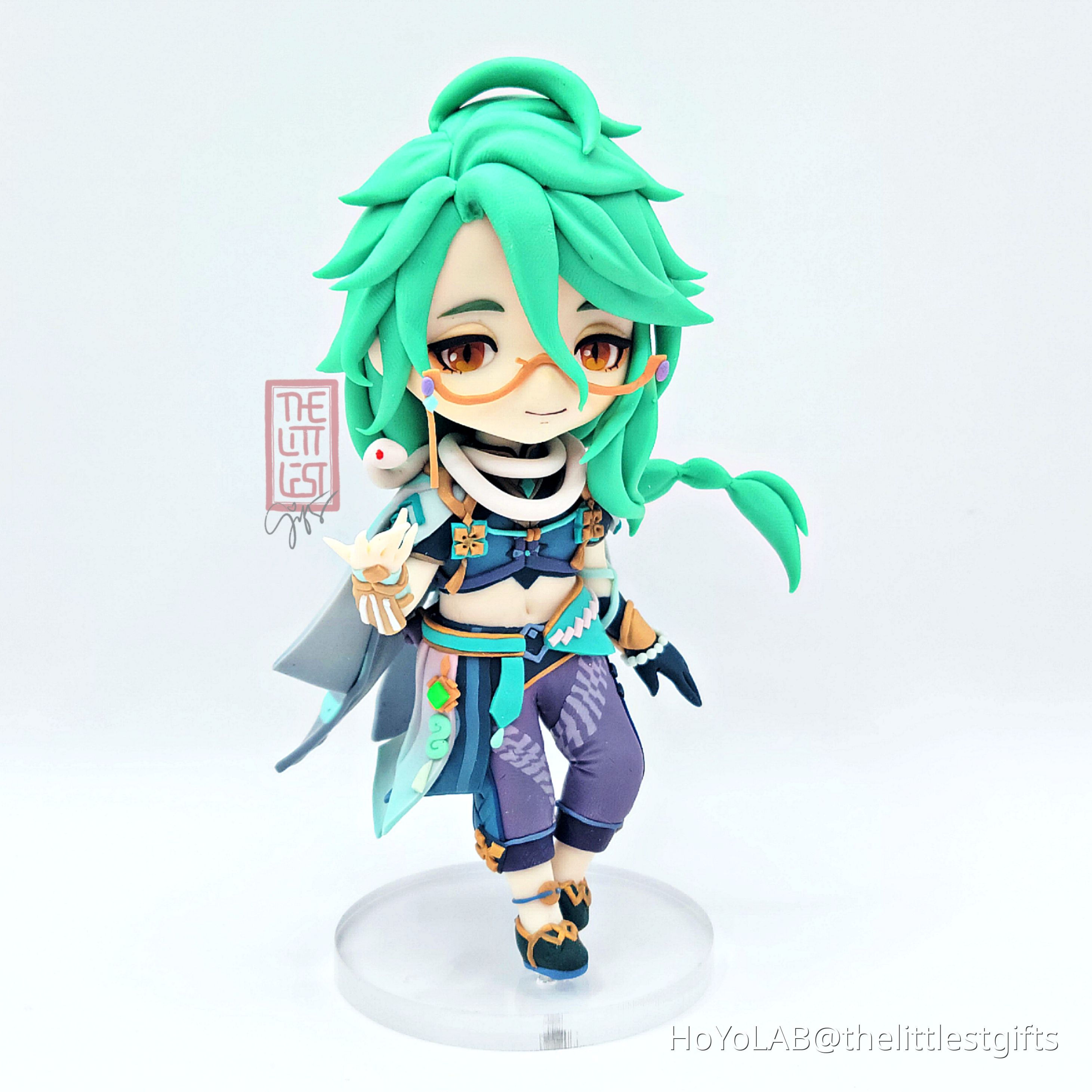 Wallpaper #7QM7ZJMBpyOg8YnEydbf97 Baizhu Handmade Clay Figure Genshin Impact Hoyolab