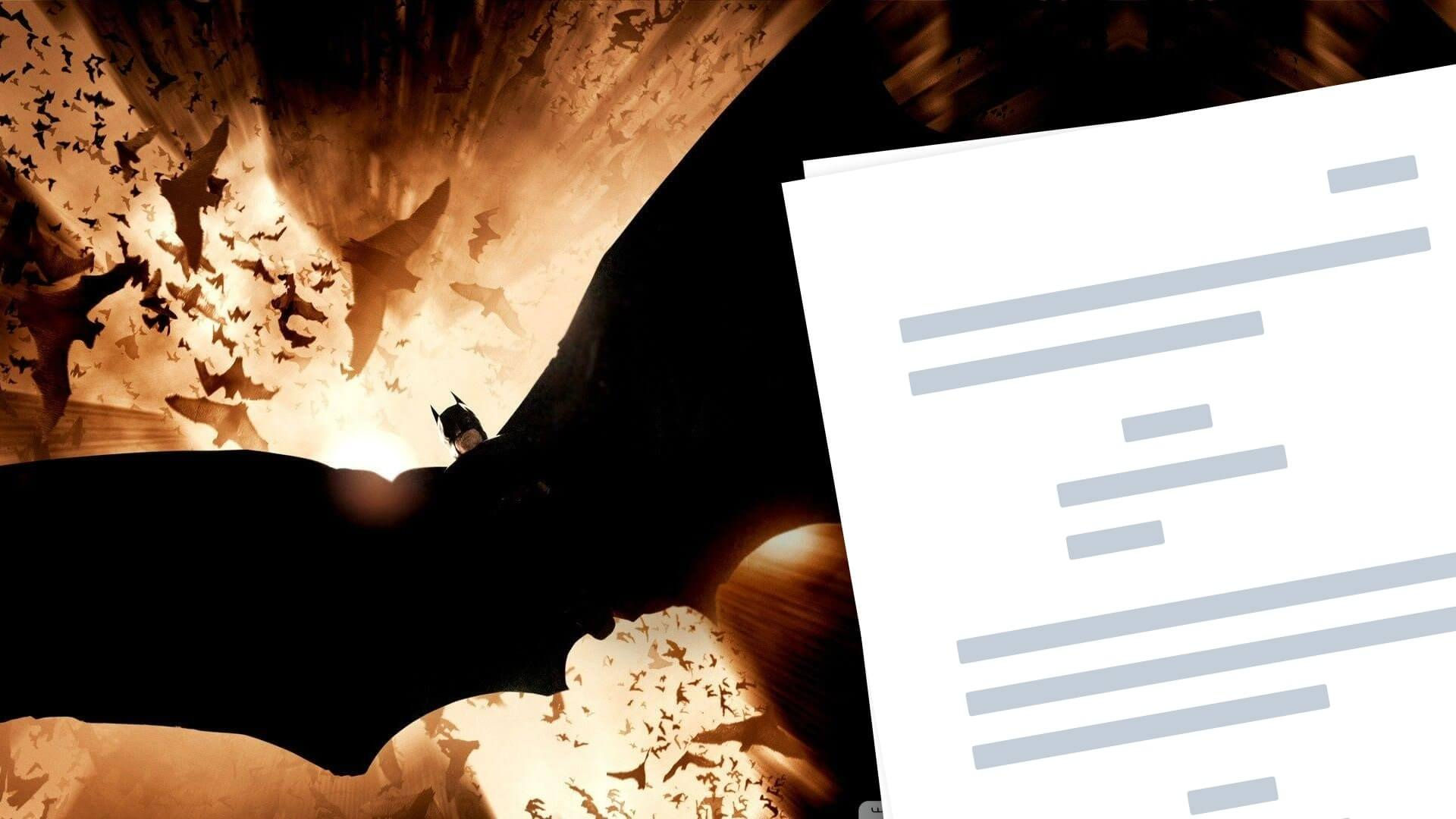 Wallpaper #HTGANZMB5zzyi_yYqFci205 Batman Begins Script Pdf Download Quotes Characters Plot