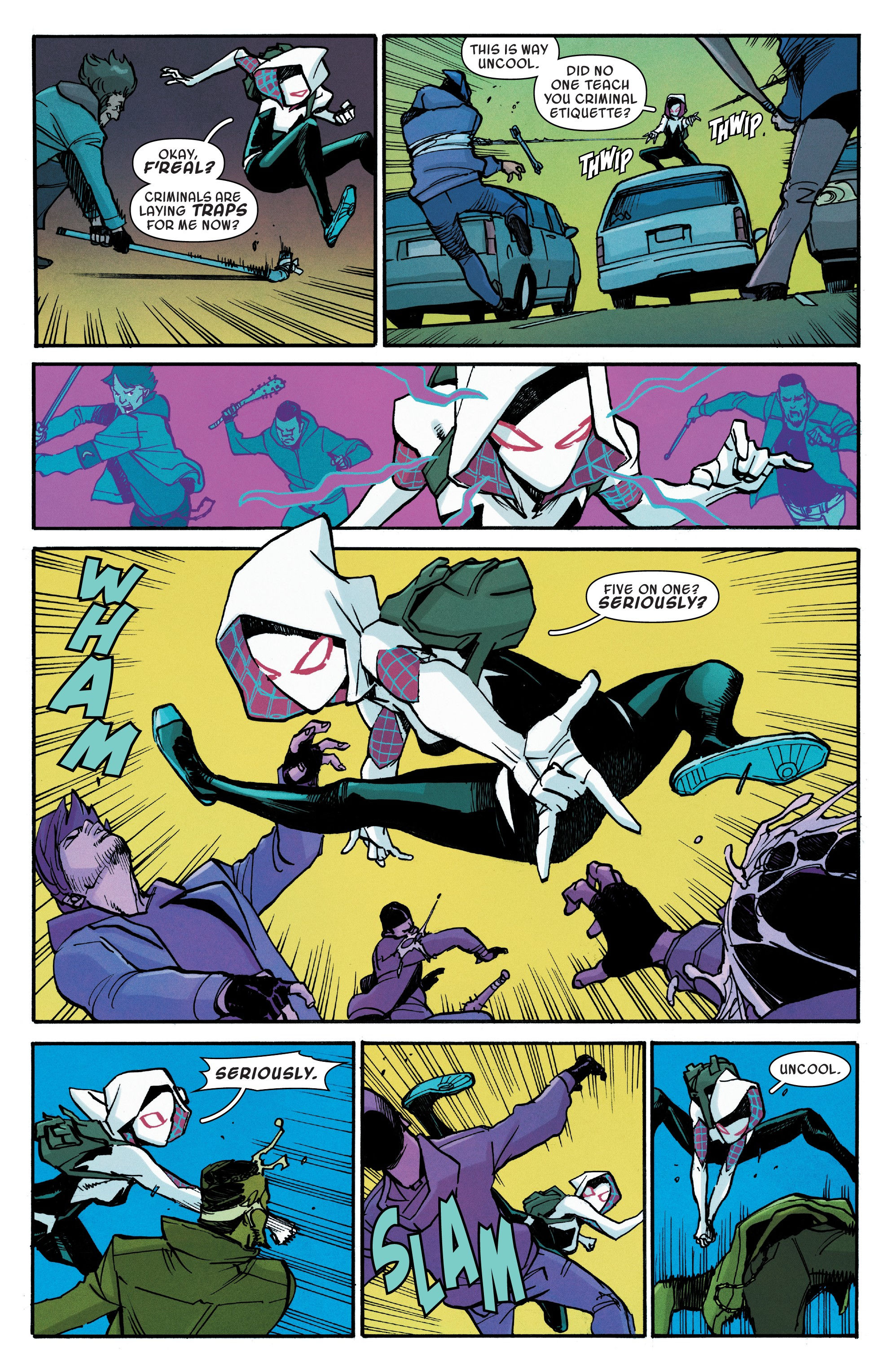 Wallpaper #MPSwOZMBKFX8bn3r33ez247 Spider Gwen Ghost Spider 2018 Chapter 6 Page 1