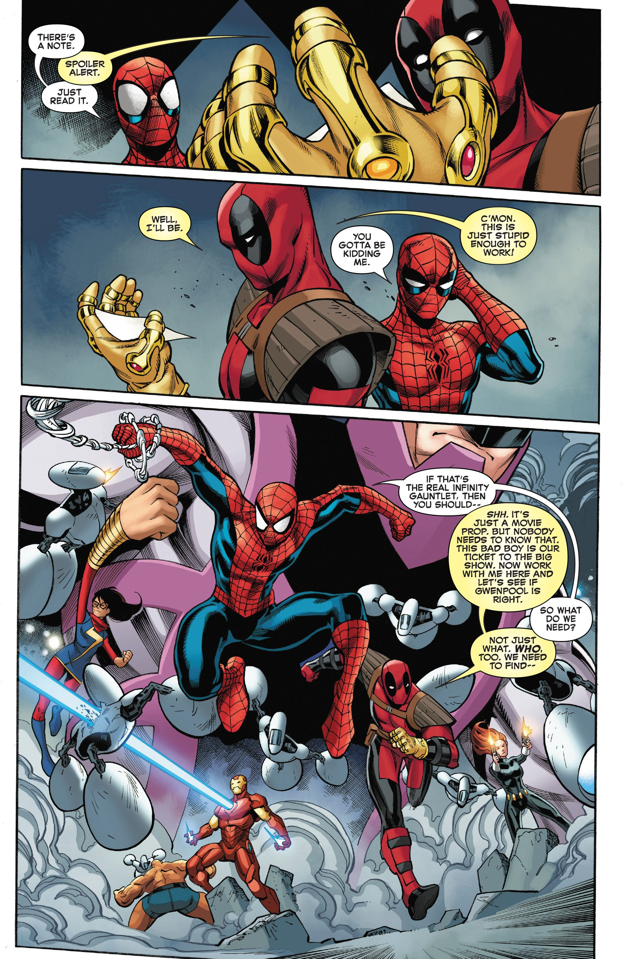 Wallpaper #3GhyHJMBSpphPi3-MCIA284 Spider Mandeadpool 2016 Chapter 49 Page 12