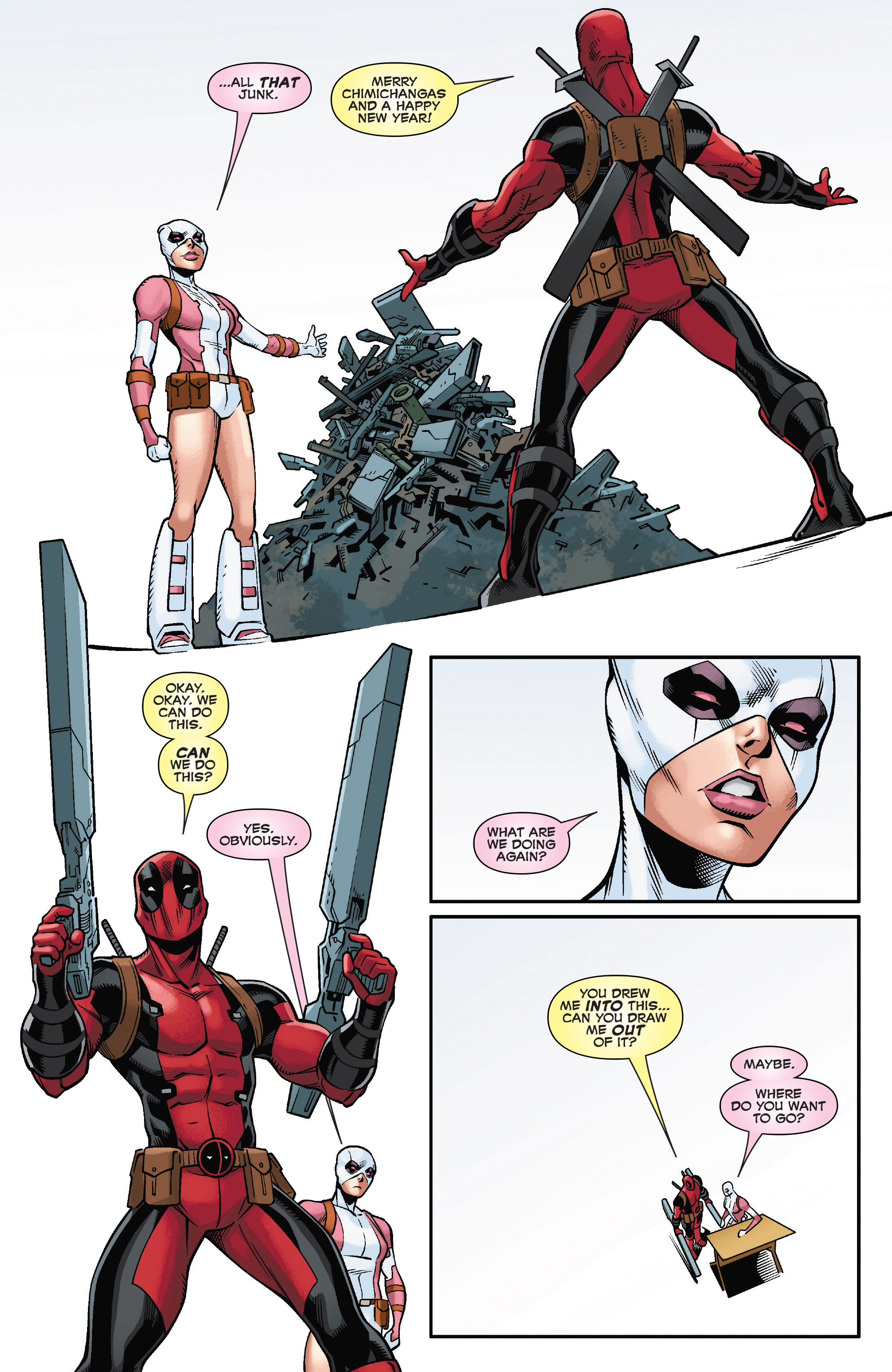 Wallpaper #3GhyHJMBSpphPi3-MCIA343 Spider Mandeadpool 2016 Chapter 48 Page 13