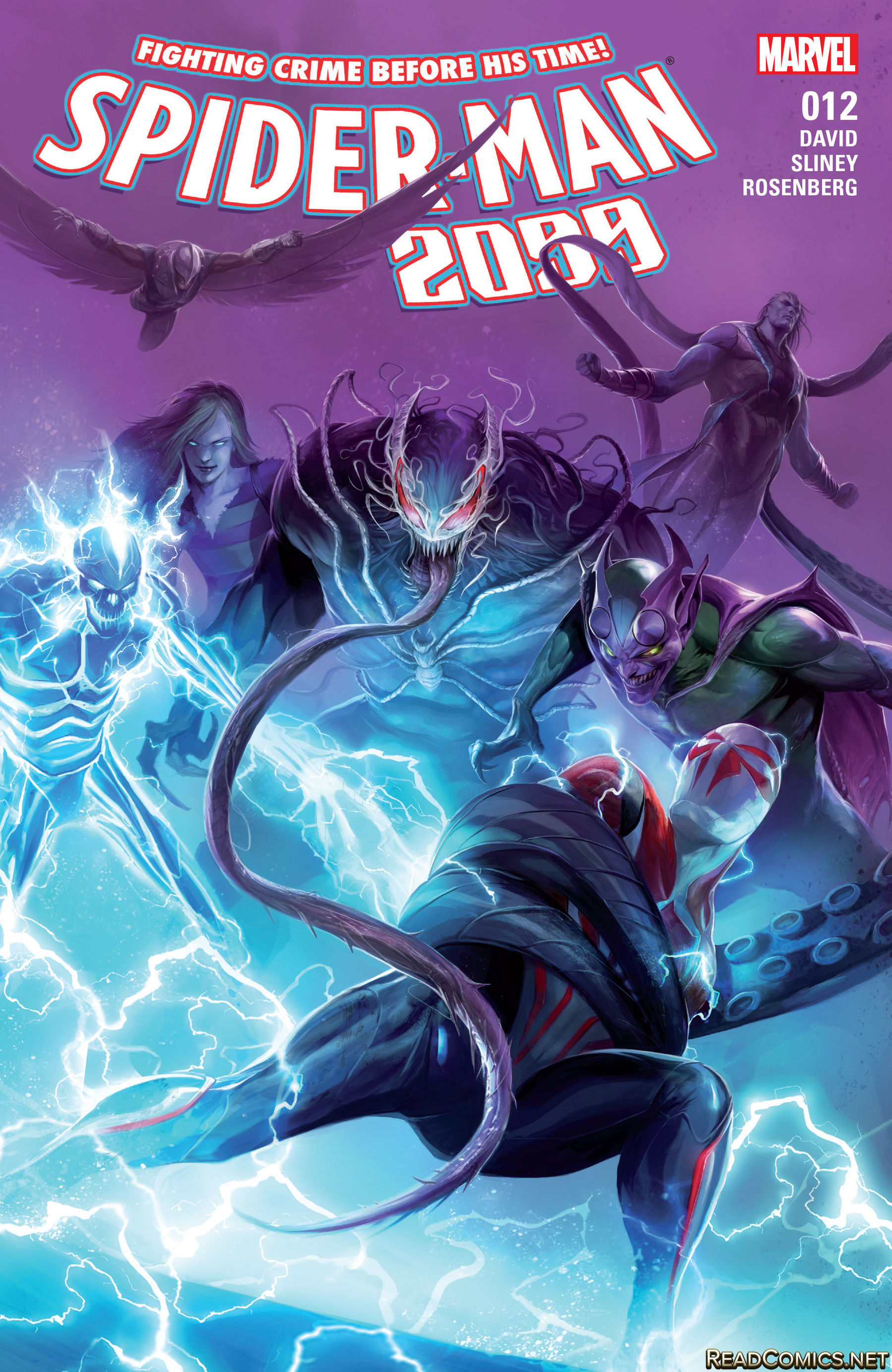 Wallpaper #awBp5I4BSdW8dNoubQtz52 Spider Man 2099 2015 Chapter 12 Page 1