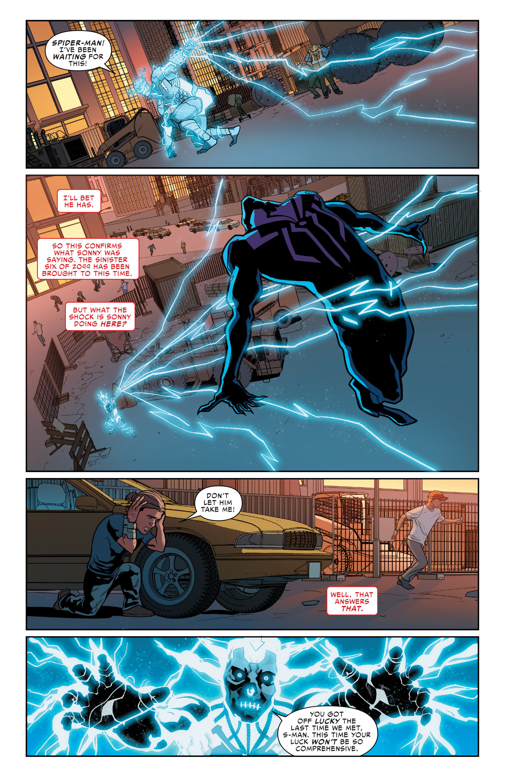 Wallpaper #awBp5I4BSdW8dNoubQtz51 Spider Man 2099 2015 Chapter 21 Page 16