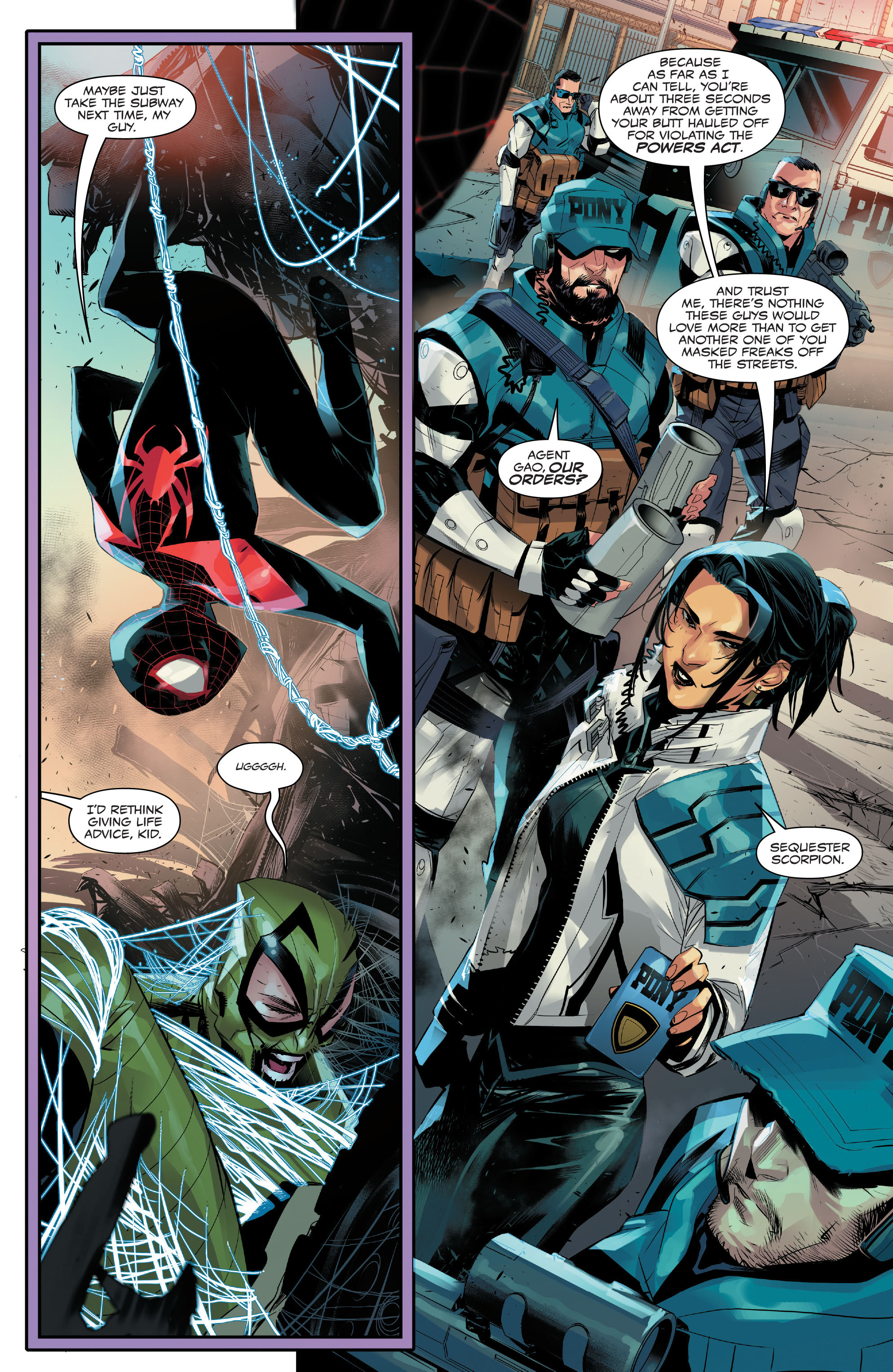 Wallpaper #oHfLJ5MB-pgBXx60Lqfg192 Miles Morales Spider Man 2022 Chapter 1 Page 1