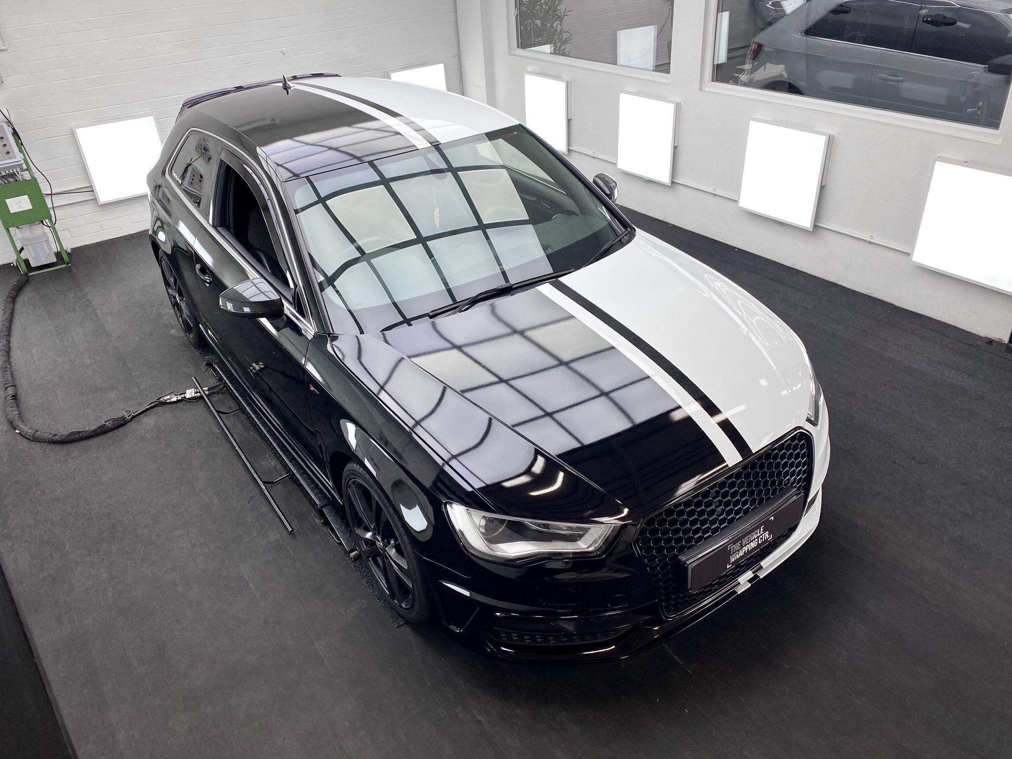 Wallpaper #Mh0gLZMBlOZrFDOkXc9j209 Audi A3 Gloss Black Half Wrap Personal Wrapping Project