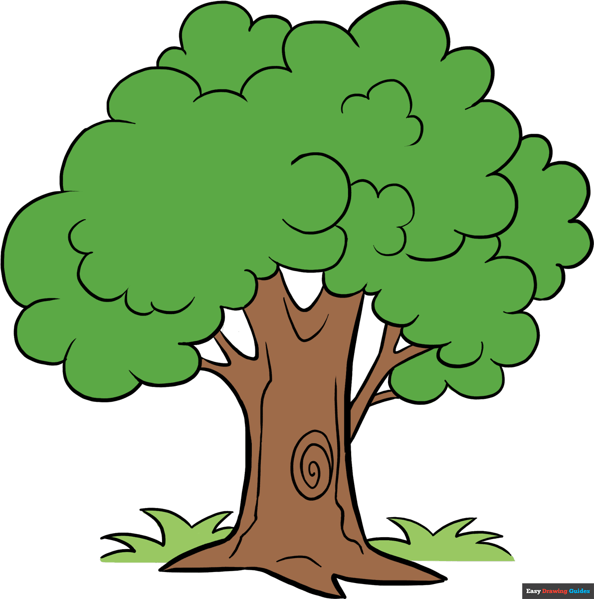 Wallpaper #9mdFCpMBSpphPi3-NNO0450 How to Draw a Cartoon Tree Easy Step by Step Drawing Guides