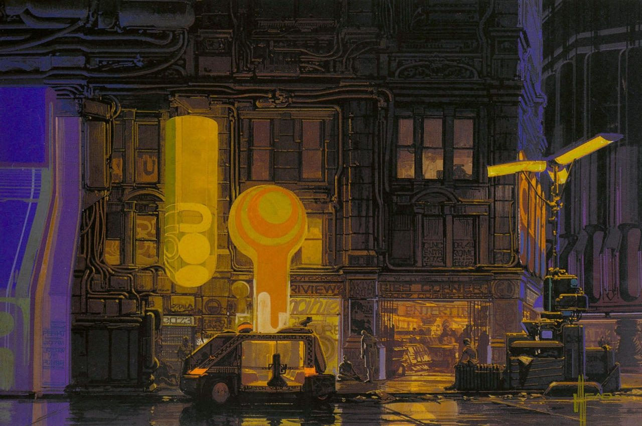 Wallpaper #zUKvPZMBOBpx0NhmJcX939 The Art of Blade Runner Original Matte Paintings and Sketches