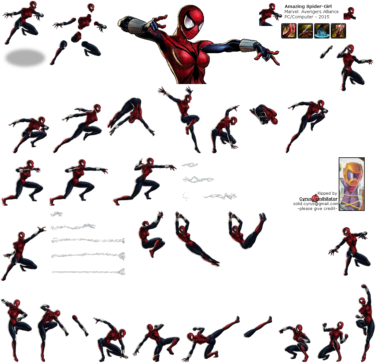 Wallpaper #nDGpNZMB5zzyi_yYQ1cr261 Spider Girl Sprites Character Sprites Mugen Free for All