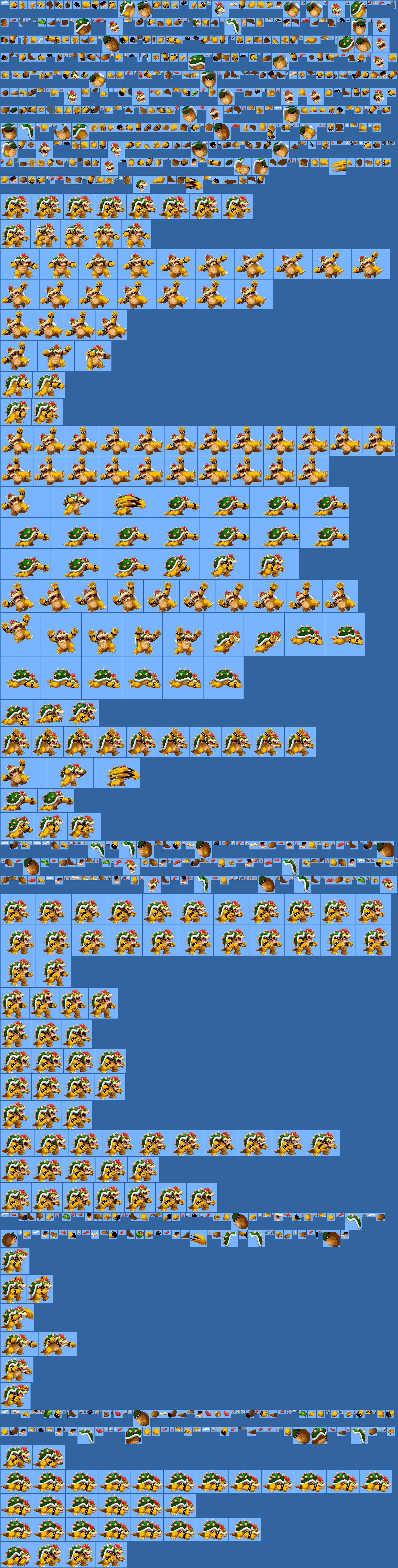 Wallpaper #8c6vJZMB71dOy6JZMRQu360 The Spriters Resource Full Sheet View Mario Luigi Bowsers