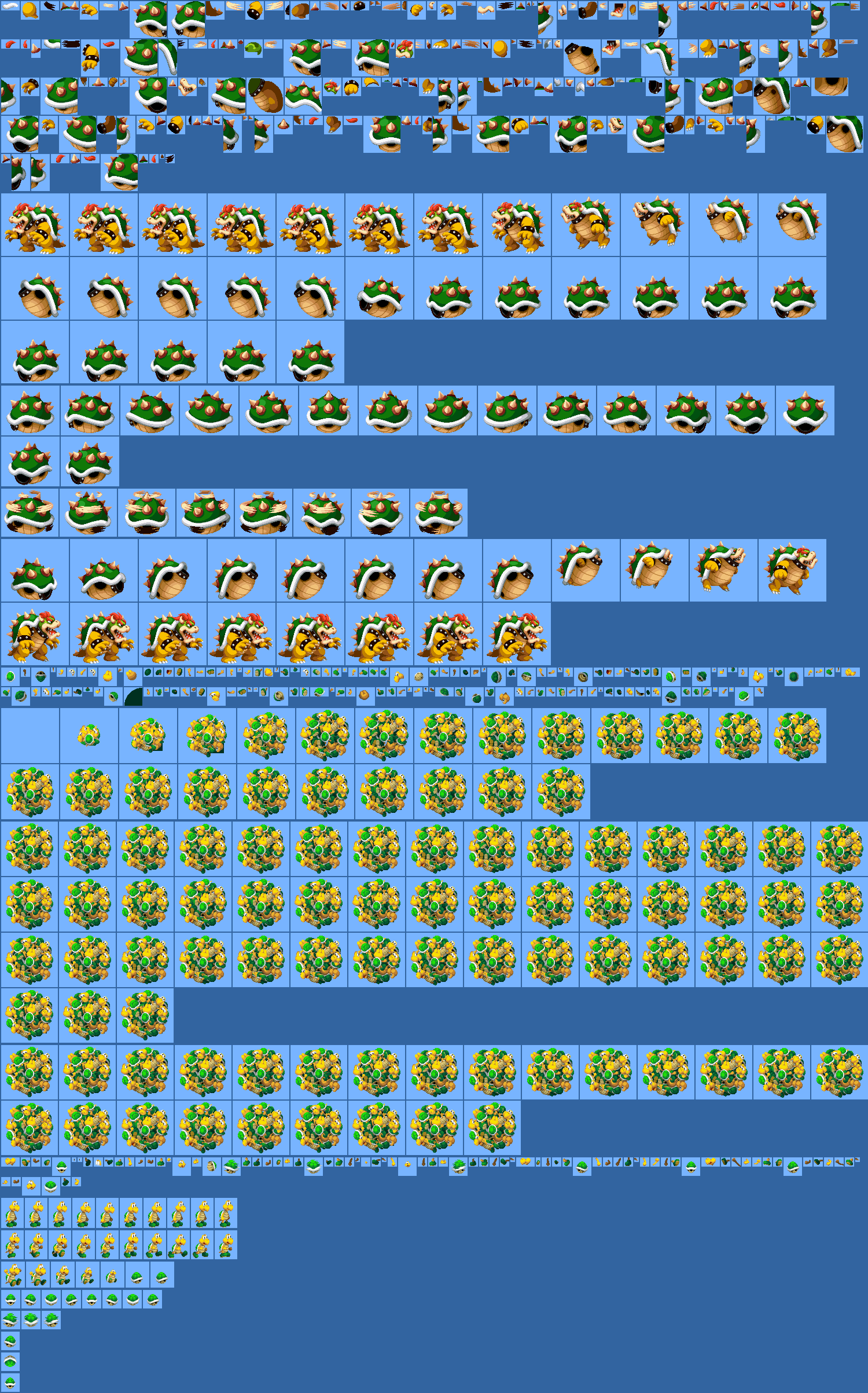 Wallpaper #8c6vJZMB71dOy6JZMRQu441 The Spriters Resource Full Sheet View Mario Luigi Bowsers