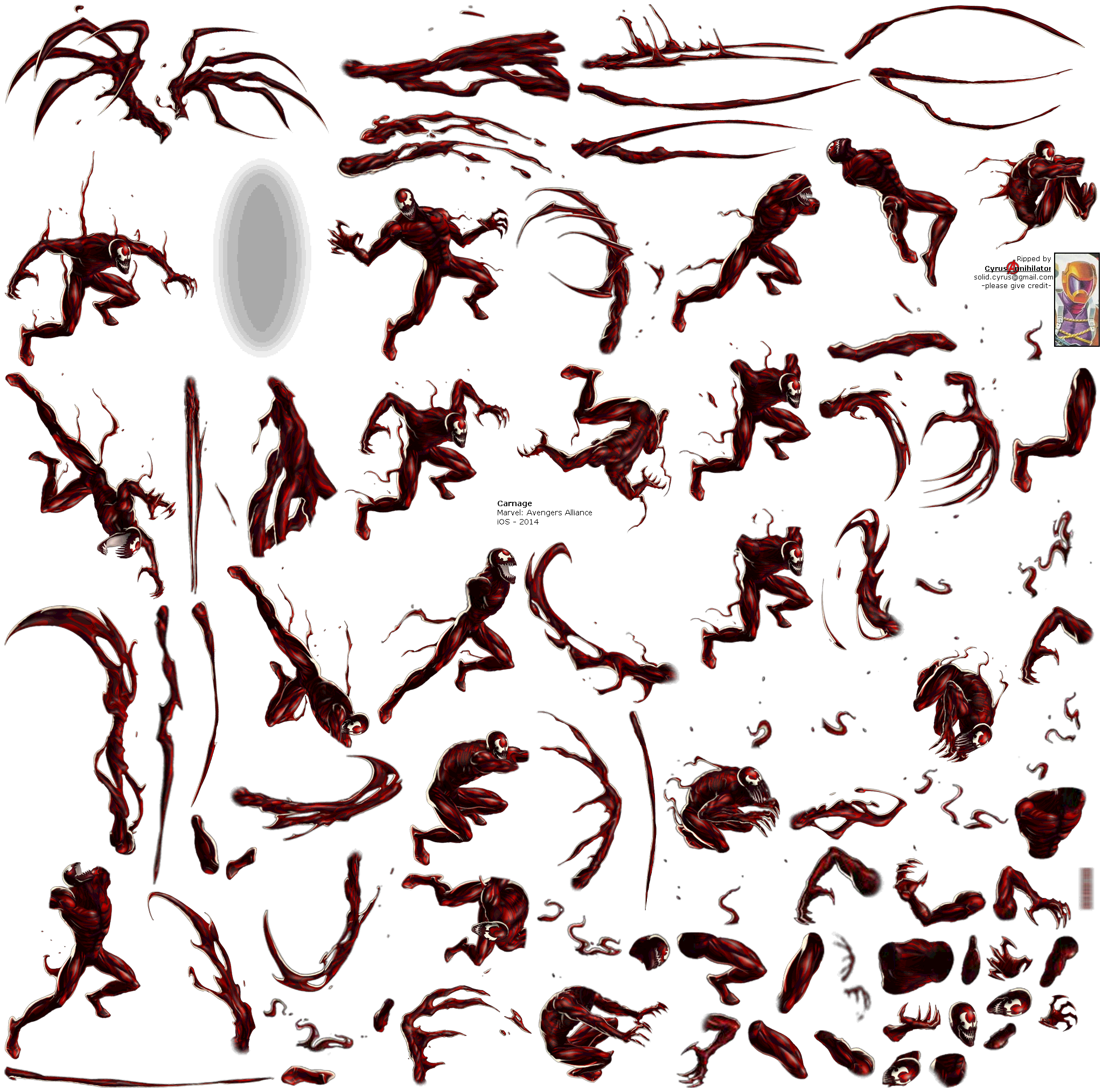 Wallpaper #jWgOF5MBSpphPi3-qA1h84 Mobile Marvel Avengers Alliance Ios Carnage the Spriters Resource