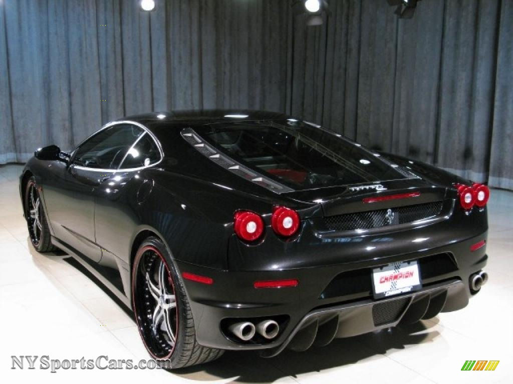 Wallpaper #PUVNlo4B7YBJg1BVH6Dw57 Black Ferrari F430 with Red Interior
