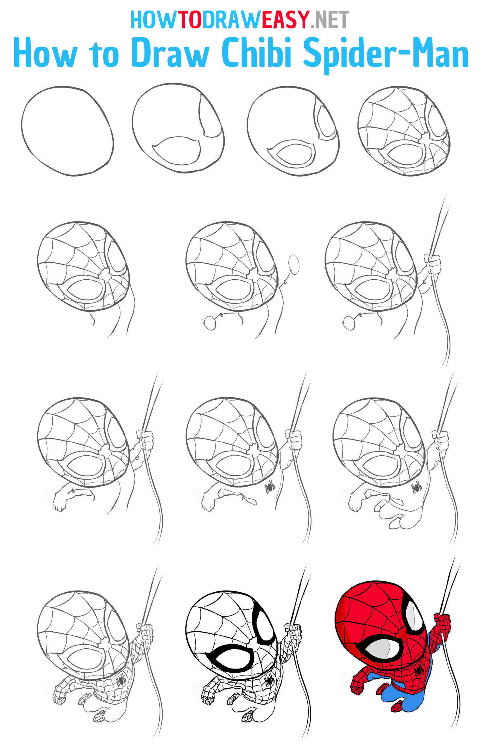 Wallpaper #_2cg85IBSpphPi3-n3Or119 How to Draw Spider Man Chibi How to Draw Drawing Ideas Draw Images