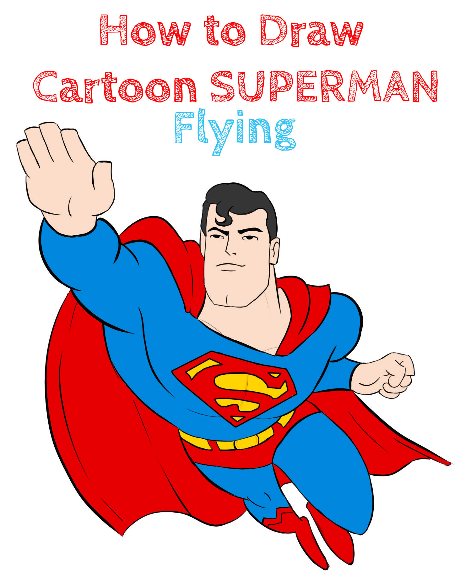 Wallpaper #FWjqFpMBSpphPi3-dg3B198 How to Draw Cartoon Superman How to Draw Easy