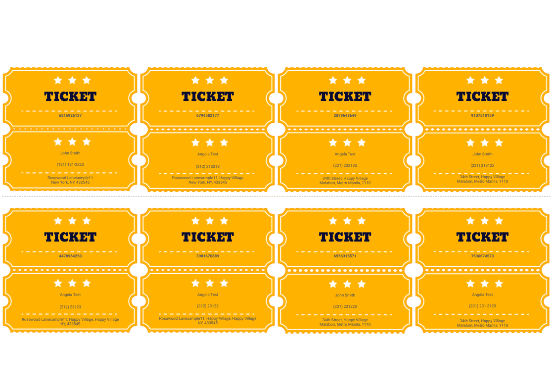 Wallpaper #58496 Free Printable Raffle Ticket Templates