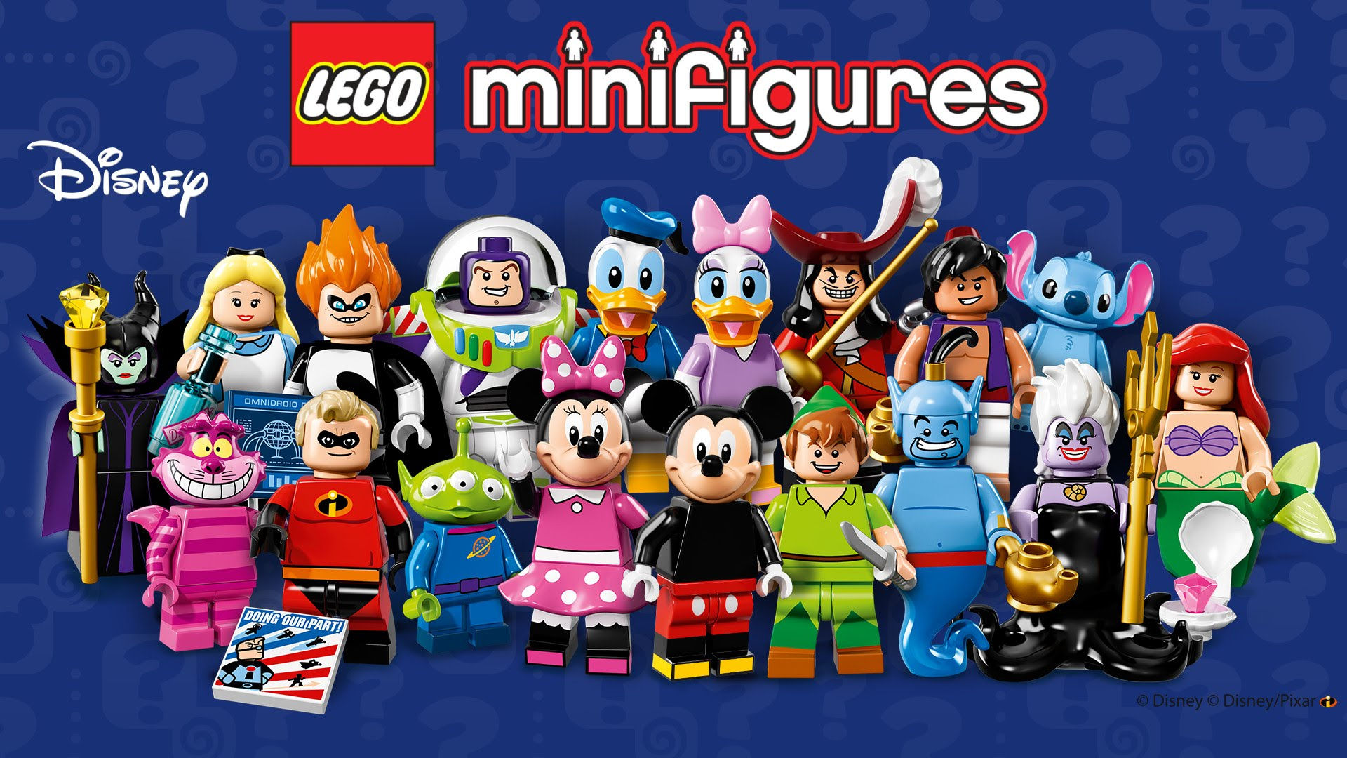 Wallpaper #tp-vV5MBcUVgGJNoe68-11 Lego Disney Minifigures Series 1 Opening Lego 71012 Wideo W Cdapl