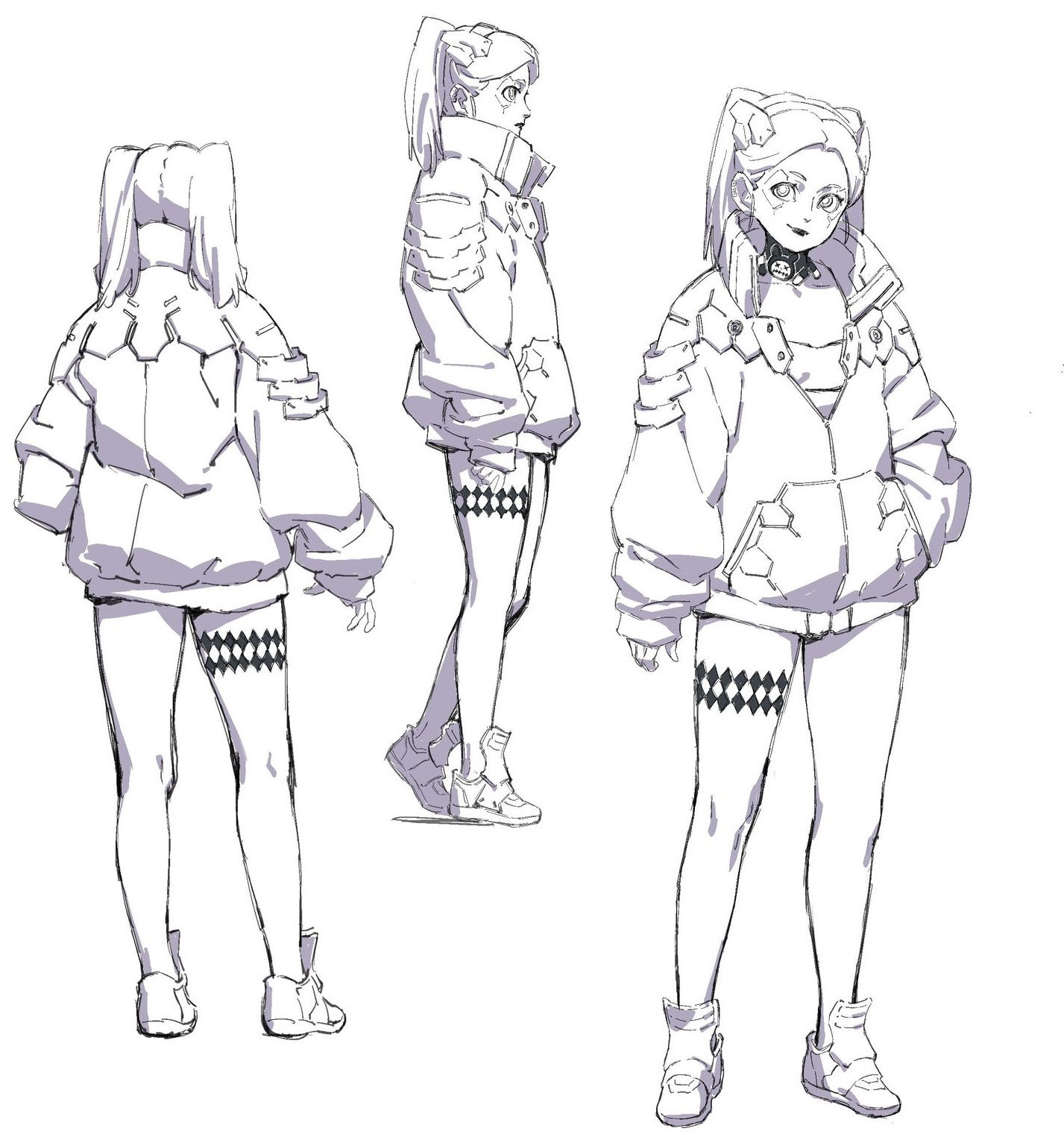 Wallpaper #iO_SSpMBMN-XEVvV4TnK158 Yuuto Kaneko Cyberpunk Edgerunners Character Design Production