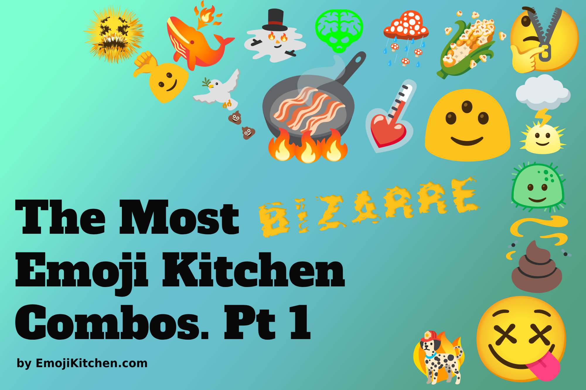 Wallpaper #zGeuD5MBSpphPi3-mO99349 The Most Bizarre Emoji Kitchen Combos Part 1