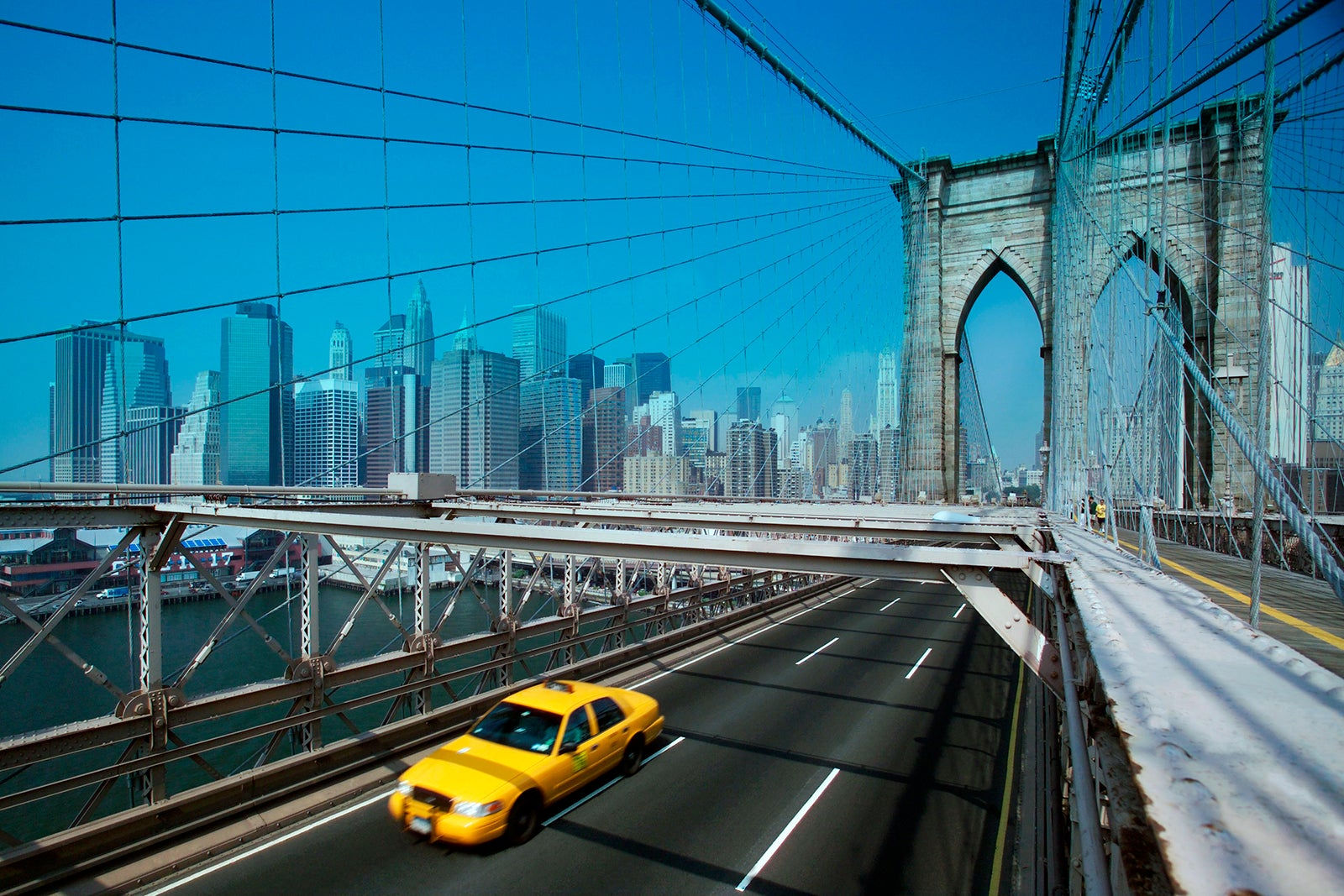 Wallpaper #66e34 Brooklyn Bridge in New York the Iconic Crossing Between Manhattan and