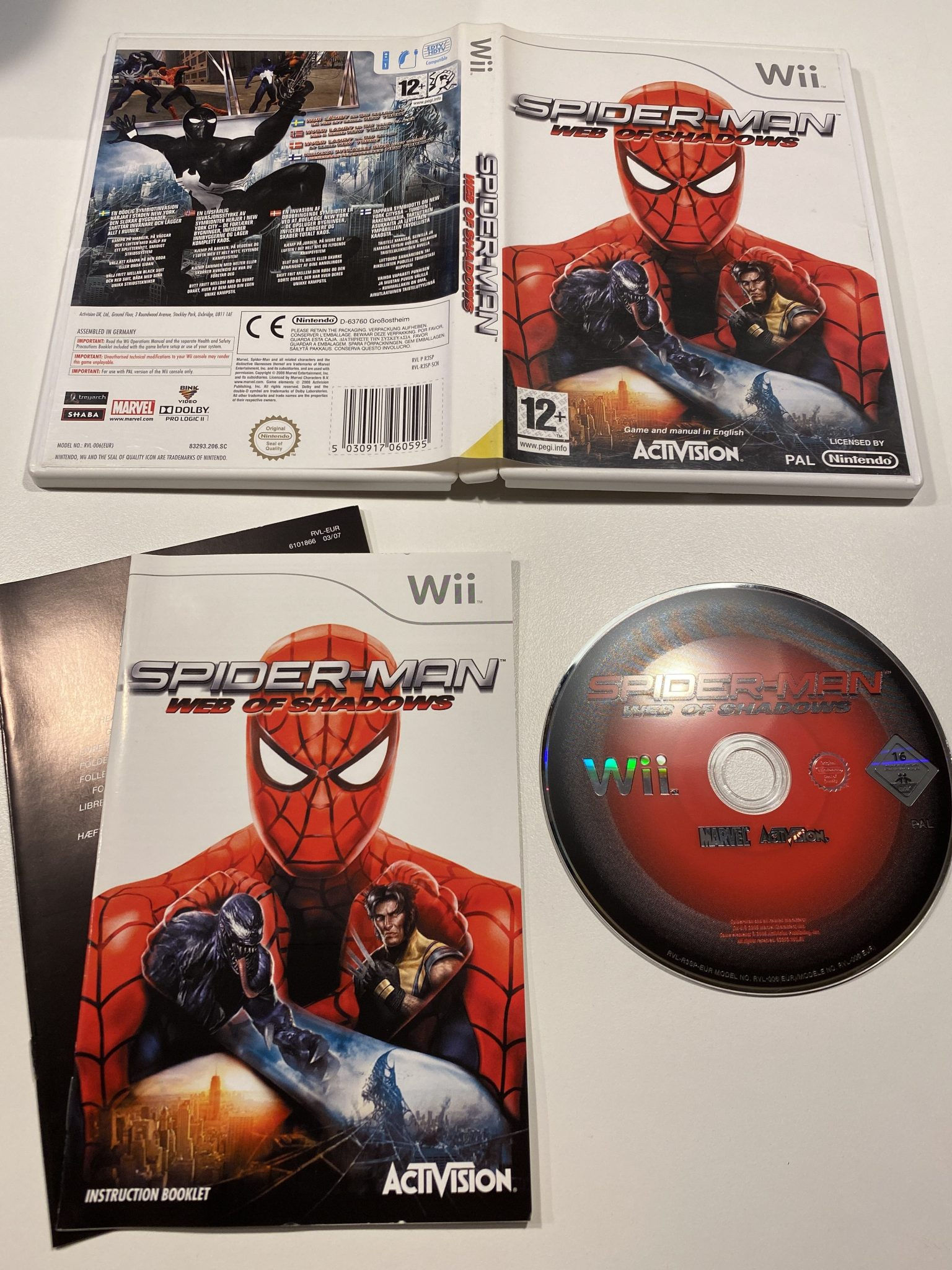 Wallpaper #3hnJJY8BtGB6xQ785oZC28 Spider Man Web of Shadows Wii Spil Retrobros Fordi Vi Elsker