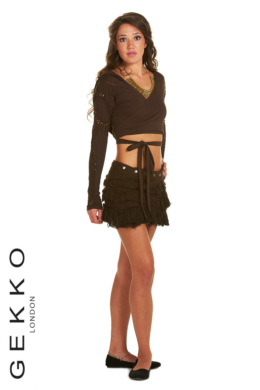 Wallpaper #_bmH3pIBJvJKYCmESQX073 Steampunk Mini Skirt with Boucla Layers Gekko Bohotique