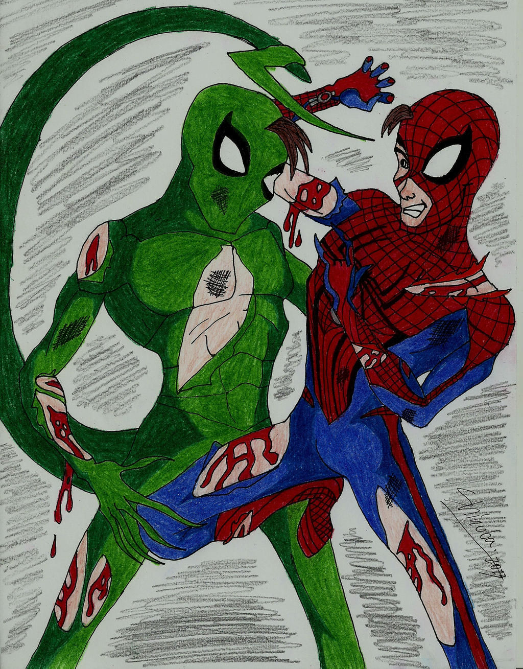 Wallpaper #bGgUGpMBSpphPi3-5hr945 Spider Man vs Scorpion by Hlontro on Deviantart