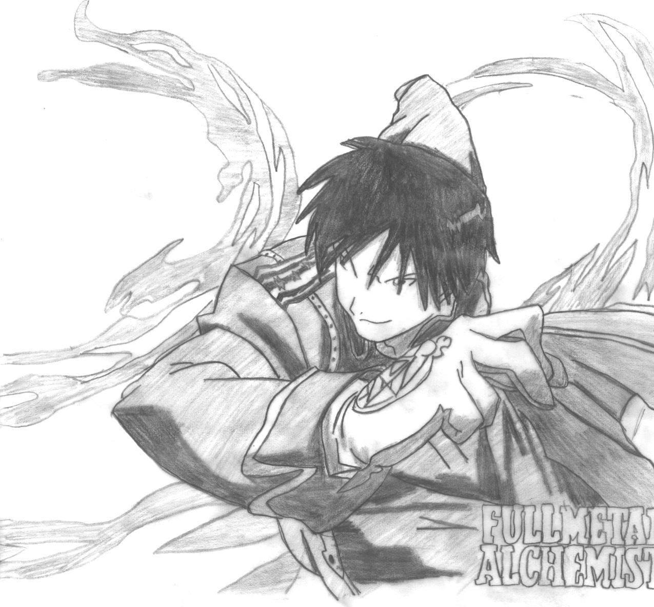 Wallpaper #f6bbb Full Metal Alchemist Roy Mustang Flame Alchemy Decal Etsy