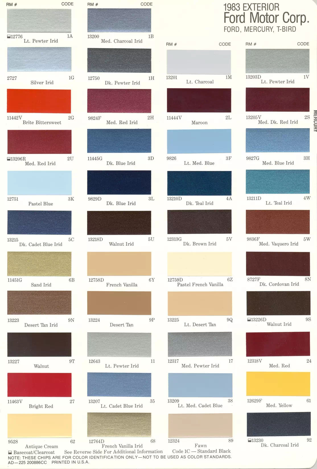 Wallpaper #6ANDZZMBpyOg8YnEF9gO87 1983 Automotive Paint Code Color Book