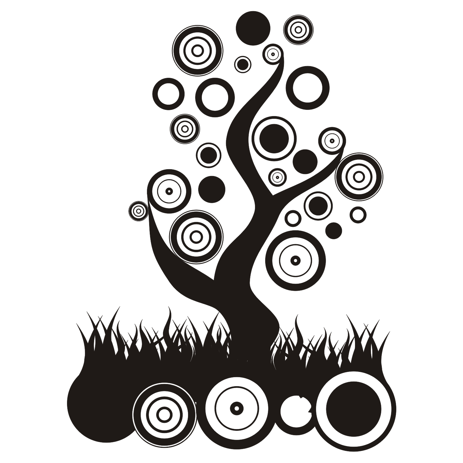Wallpaper #BWgvFZMBSpphPi3-Zwec174 Vector for Free Use Abstract Tree