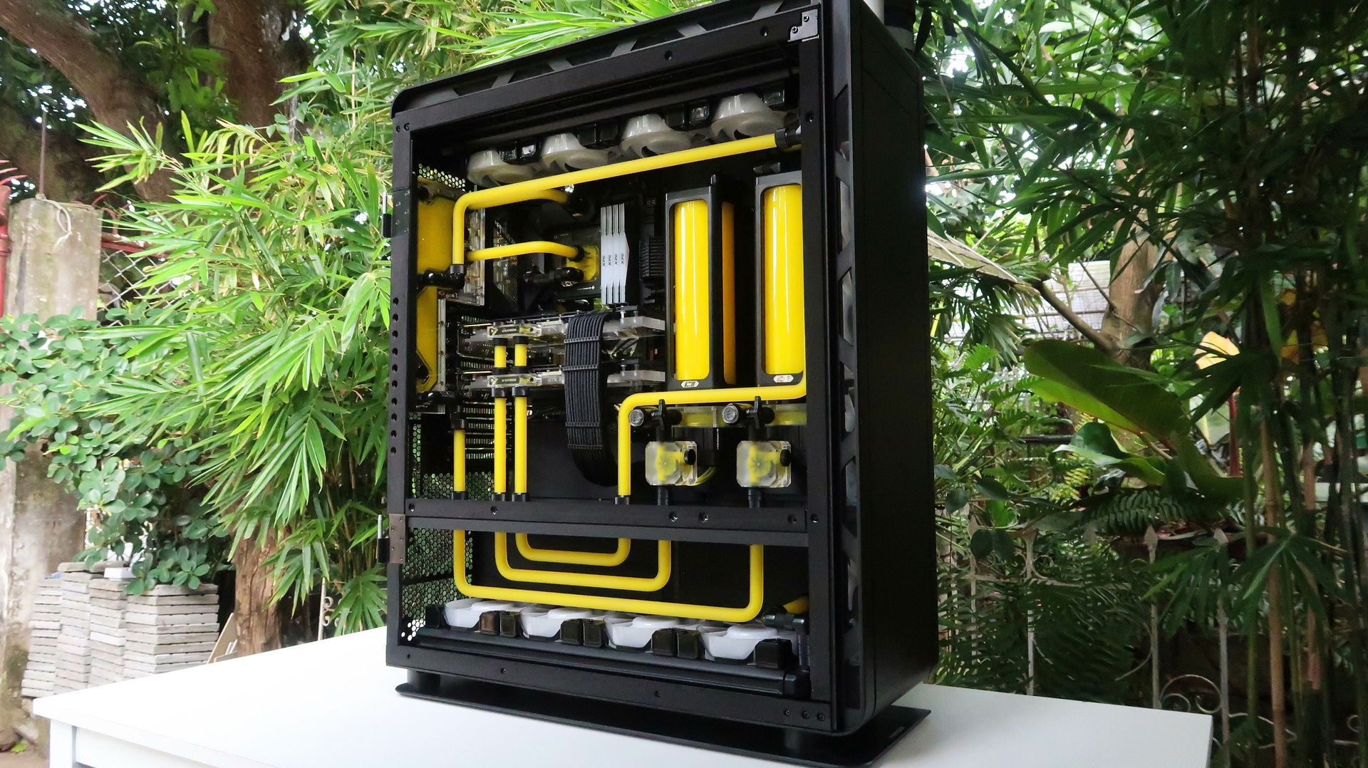 Wallpaper #4hkpAo8BtGB6xQ78MEn753 Custom PC Build 87 Cyberpunk 2020 an I9 10900k and Two Rtx 3090 on a