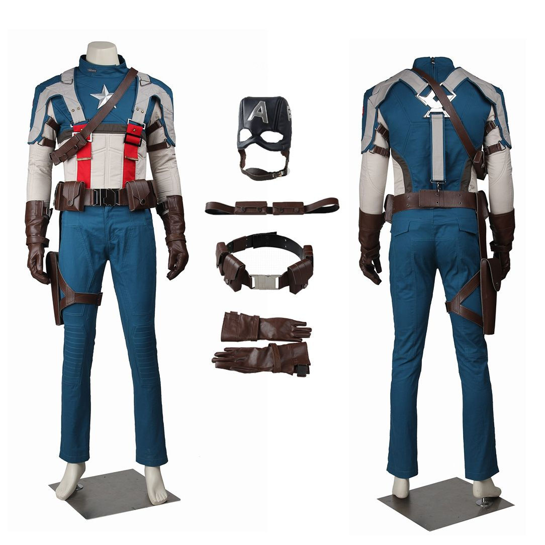 Wallpaper #xjEUNpMB5zzyi_yYMVgW72 Deluxe Captain America the First Avenger Cosplay Costume