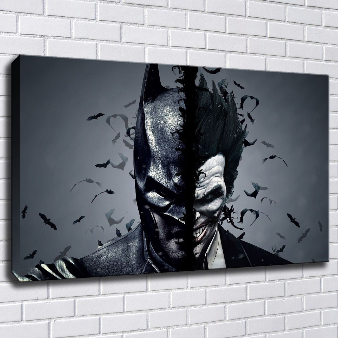 Wallpaper #xhnjK48BtGB6xQ78RI5U3 2021 Batman and Joker Canvas Painting Print Pictures for Living Room