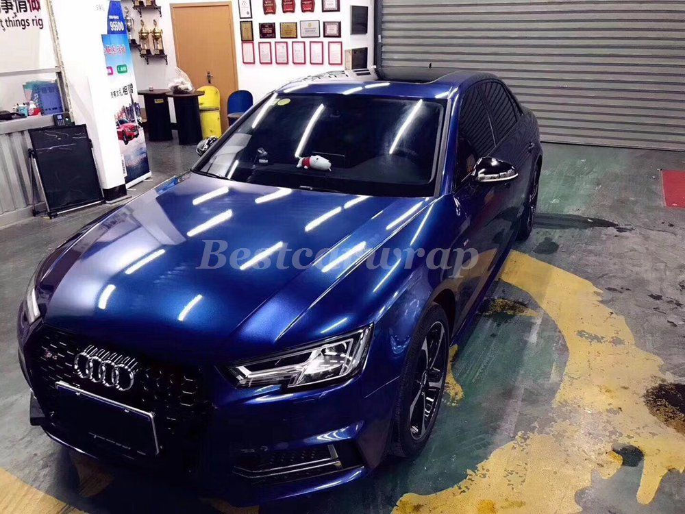Wallpaper #n7hs3JIBJvJKYCmECPvI104 2019 Midnight Blue Gloss Metallic Vinyl Wrap for Whole Car Wrap