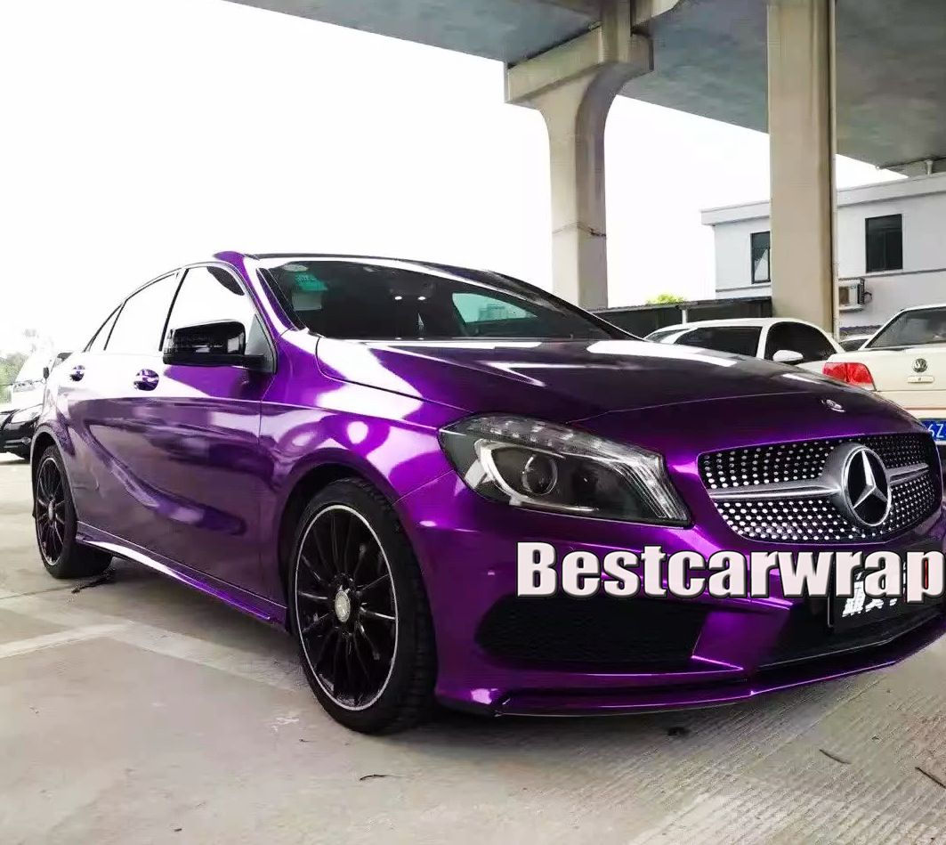 Wallpaper #5Gdn7ZIBSpphPi3-dFef373 2021 Purple Gloss Candy Metallic Vinyl Wrap Whole Car Wrap Foil with