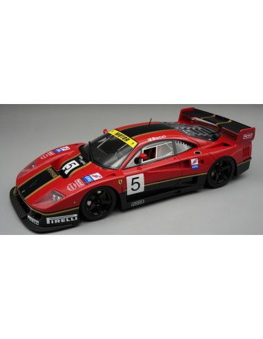 Wallpaper #Q7nI3pIBJvJKYCmEKgfX386 Voiture Miniature Ferrari F40 Lm No 5 Rendering Edition W Display 118