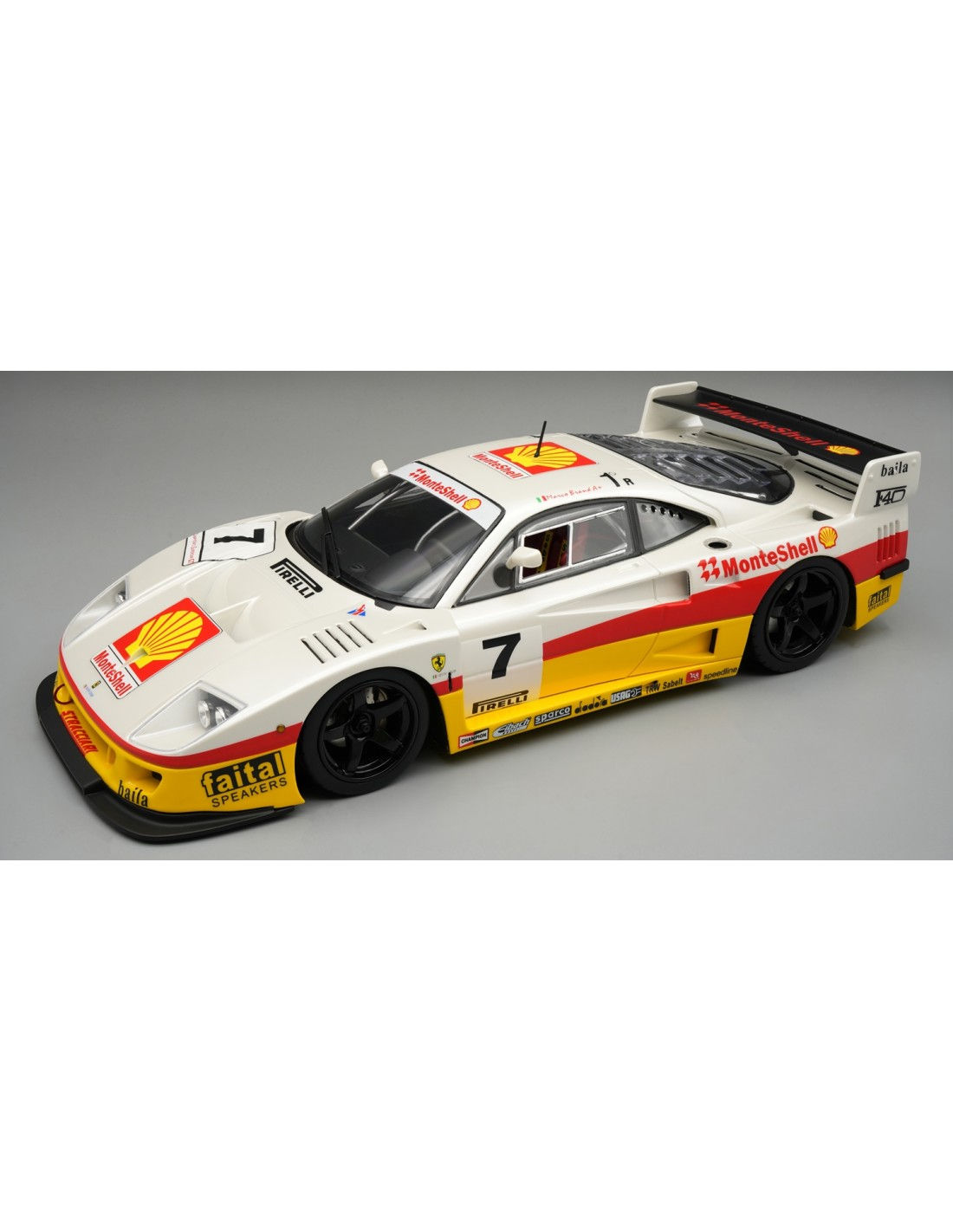 Wallpaper #Q7nI3pIBJvJKYCmEKgfX390 Voiture Miniature Ferrari F40 Lm Shell No 7 Rendering Edition W Display