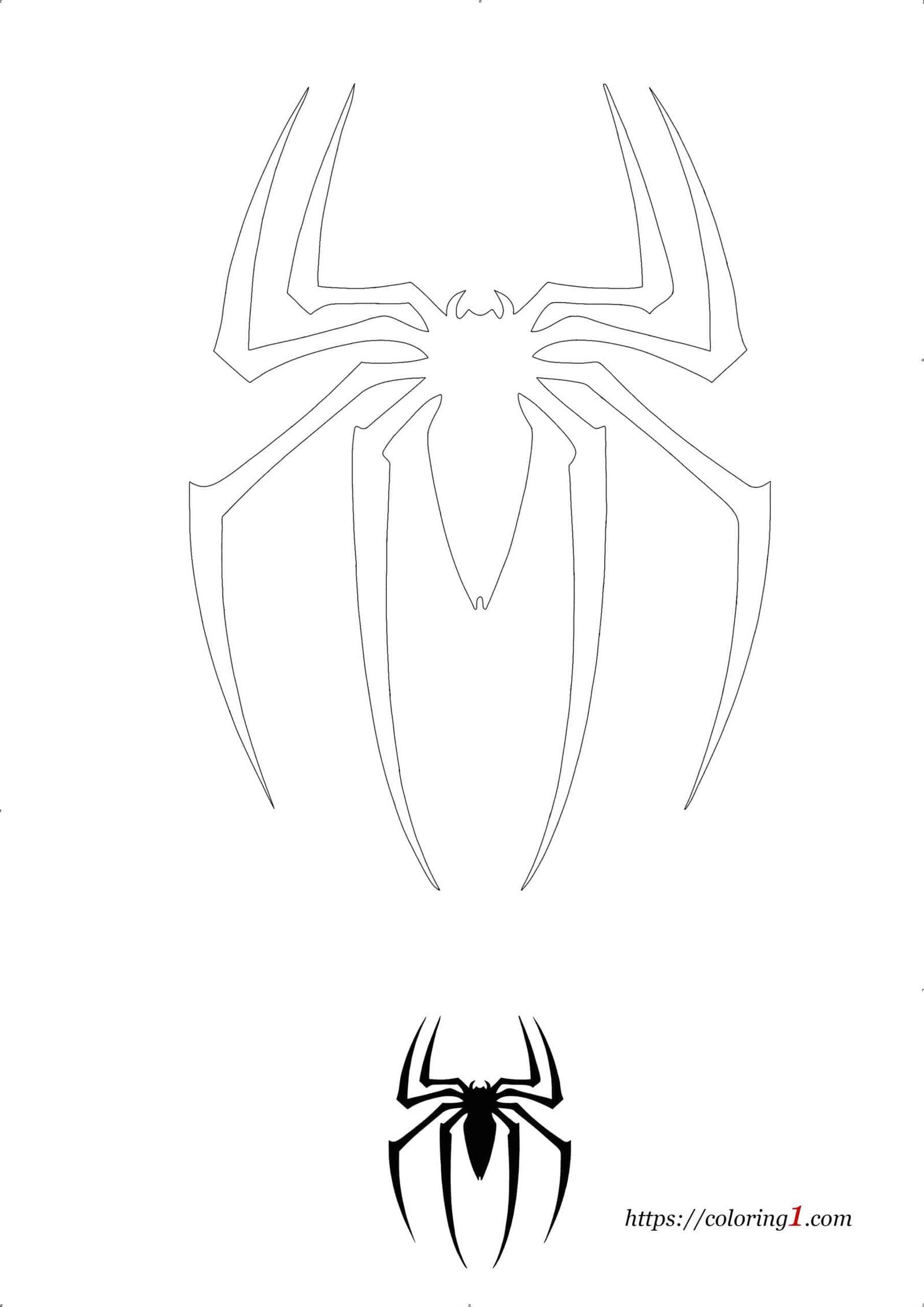 Wallpaper #xVjJNJMBzN9vxX34ez2D122 Coloriage Spiderman Logo Coloriage Gratuit a Imprimer Dessin 2021