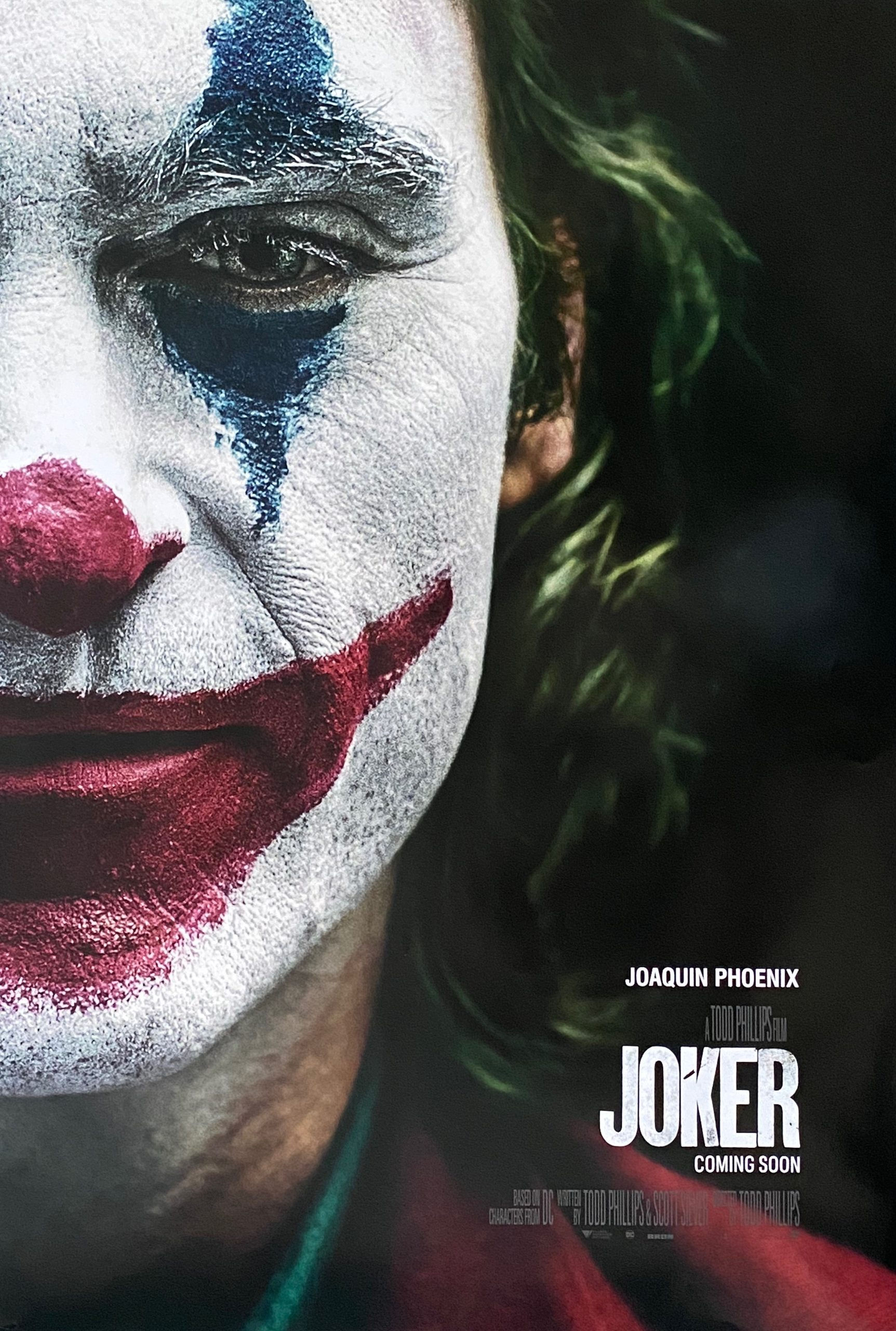 Wallpaper #qxmiLo8BtGB6xQ78qJUj15 Original Joker Movie Poster Joaquin Phoenix Batman Gotham City