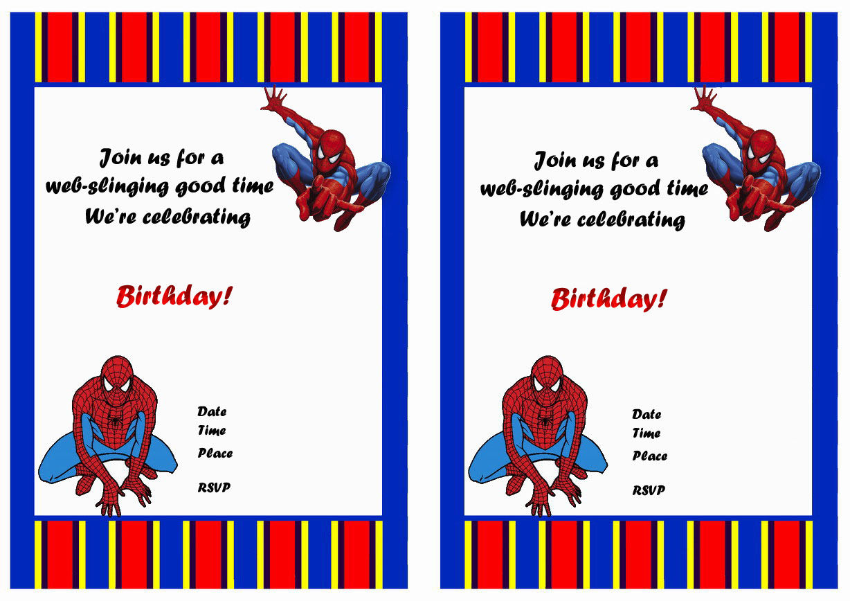 Wallpaper #IRlwOo8BtGB6xQ78k62950 Spiderman Birthday Invitations Birthday Printable