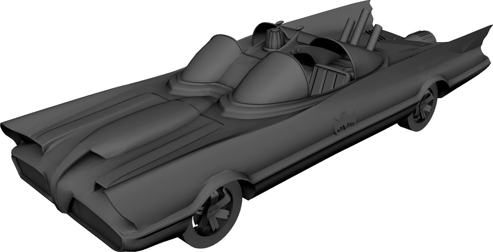 Wallpaper #Me8QS5MBMN-XEVvVGzpt361 Batmobile Circa 1966 3D Model