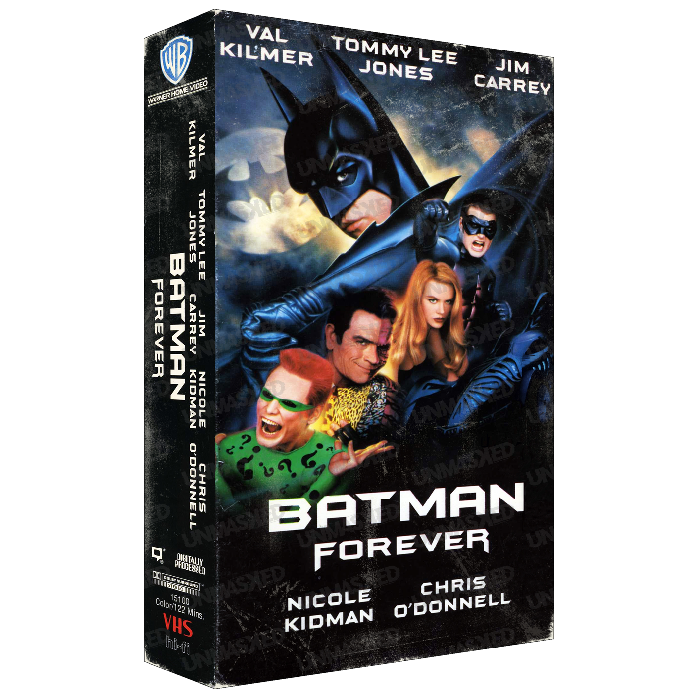 Wallpaper #32fj-ZIBSpphPi3-Zo5N77 Batman Forever Supersized Vhs Wall Art Unmasked