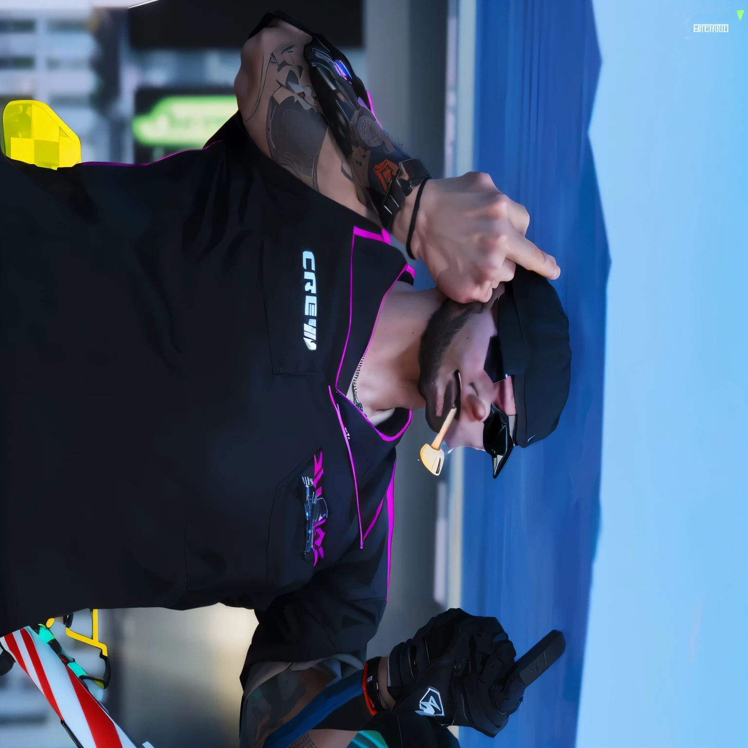 Wallpaper #RG2ea5cBycdYOYFT13Ku23 There is a Man That is Holding a Tennis Racket and Wearing a Hat