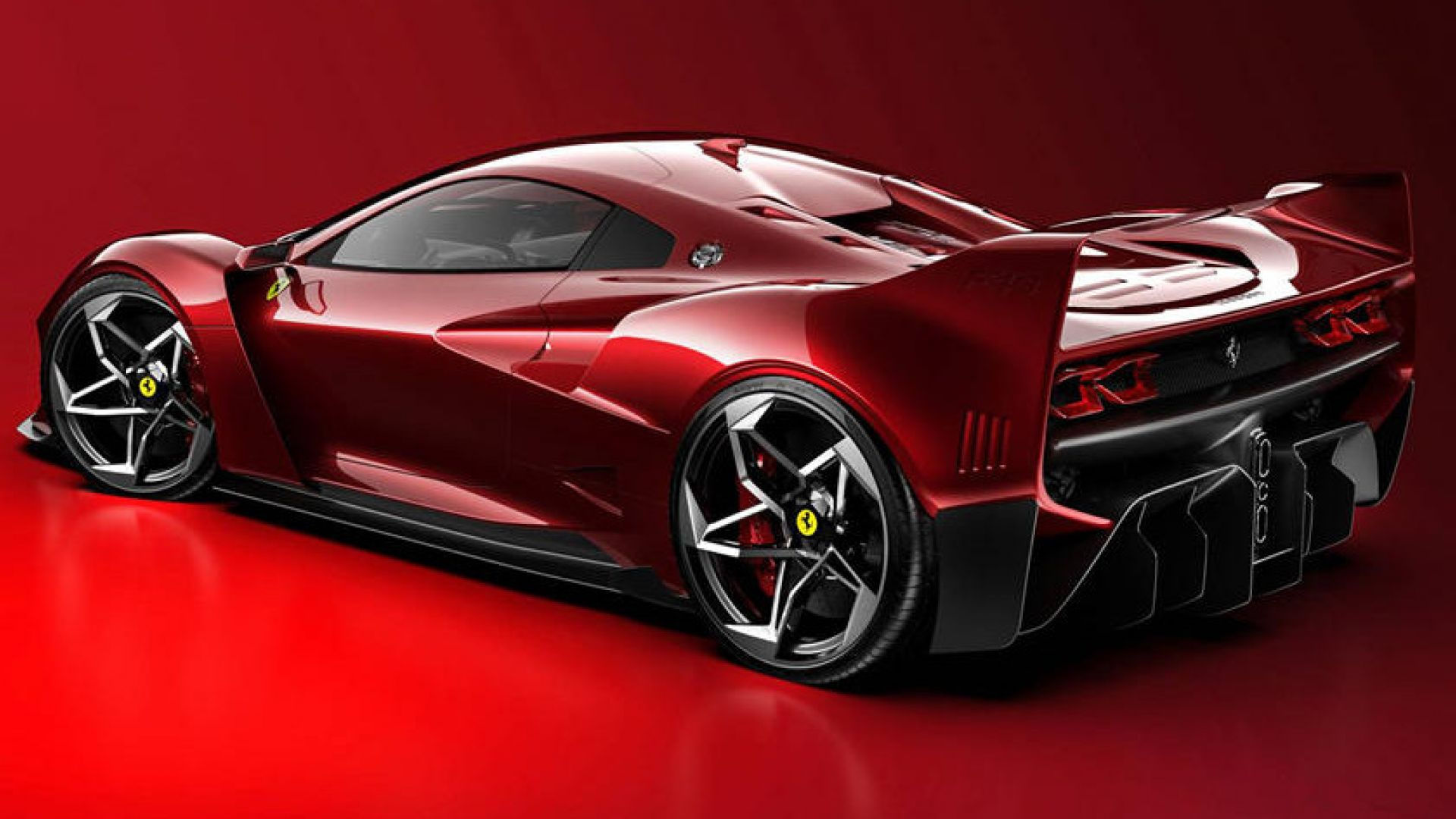 Wallpaper #KXPIho4BFI5NbQksVCAZ4 Nuova Ferrari F40 Ritorna Liconica Supercarin Un Render