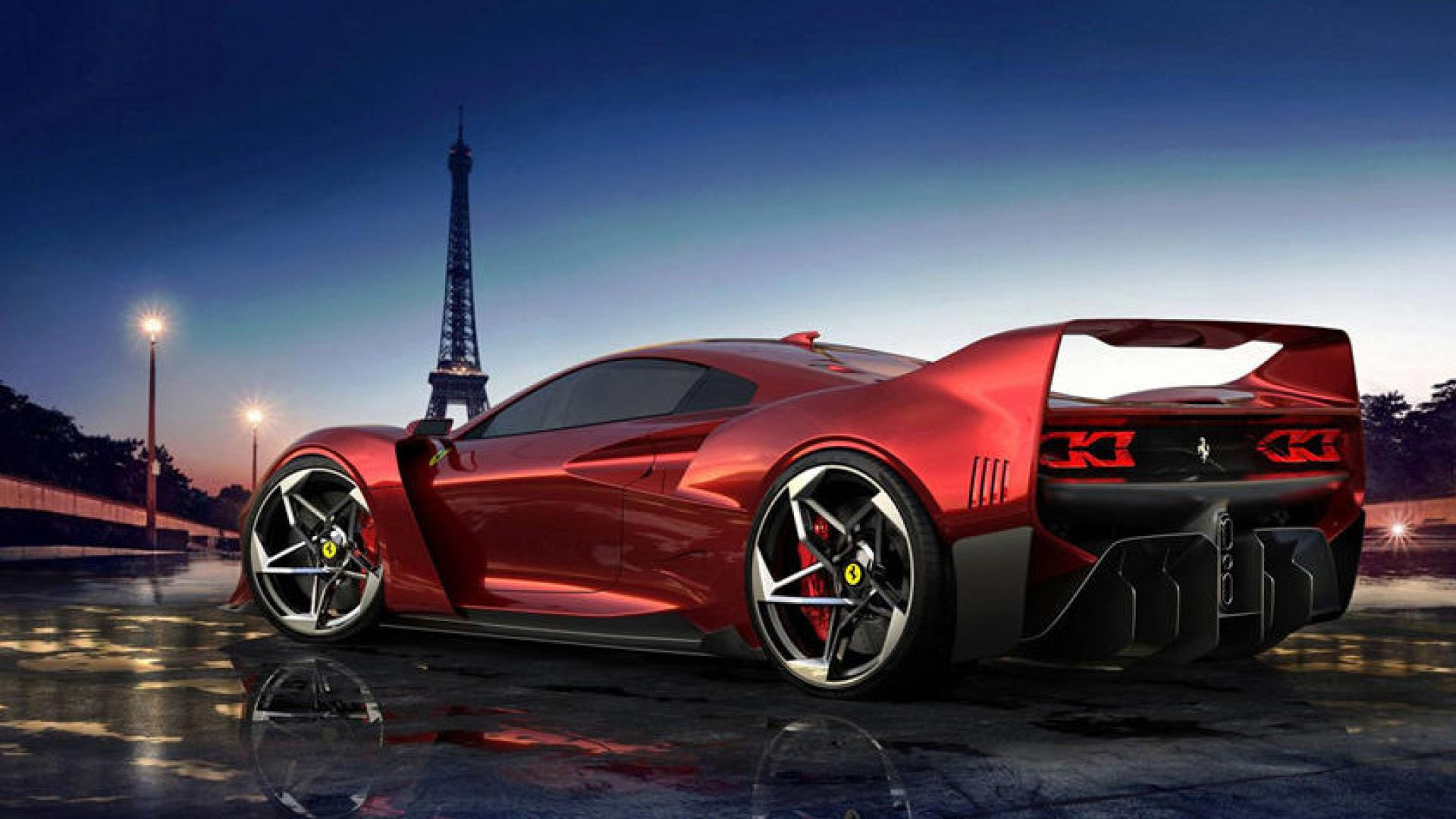 Wallpaper #KXPIho4BFI5NbQksVCAZ59 Nuova Ferrari F40 Ritorna Liconica Supercarin Un Render