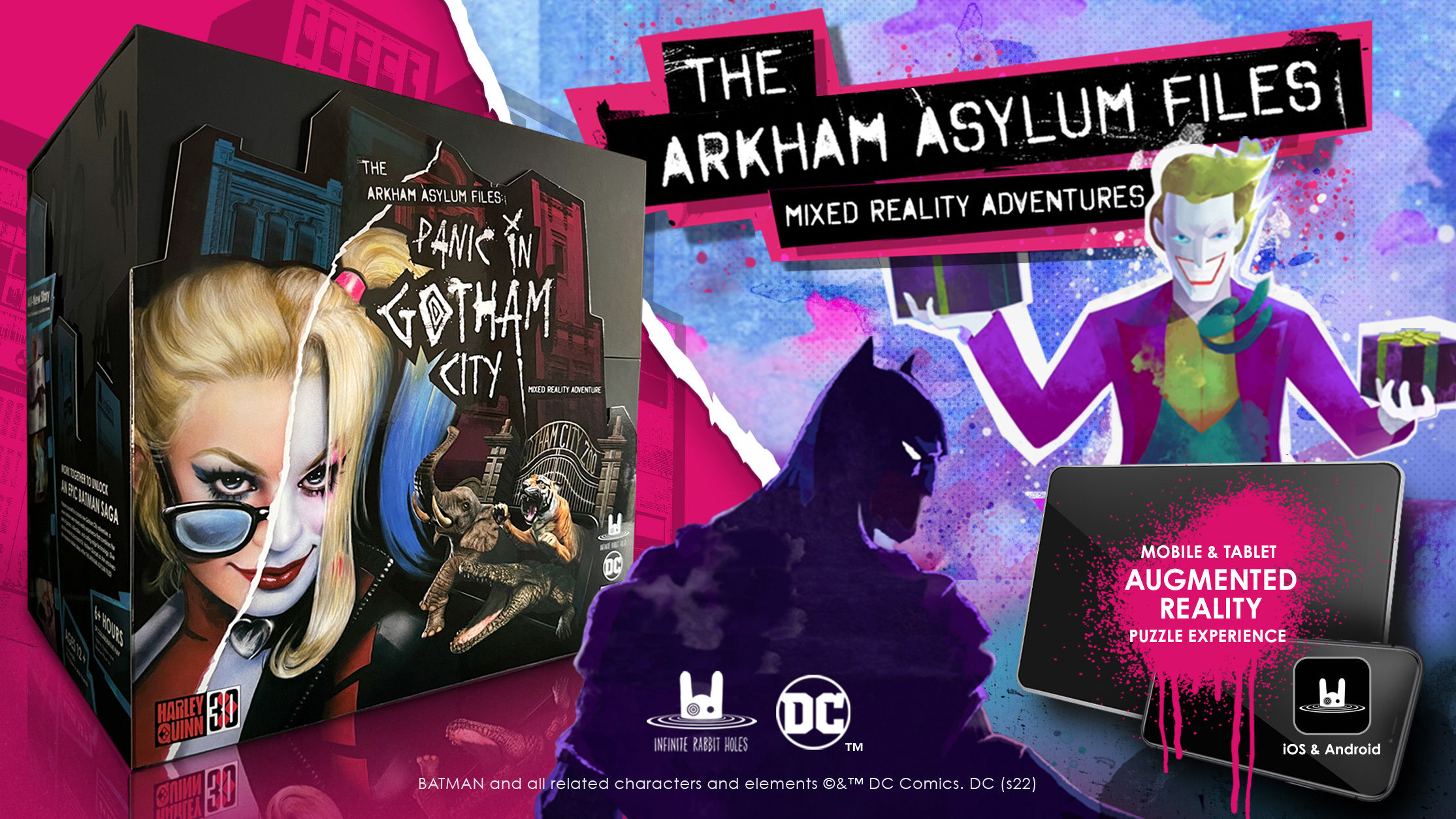 Wallpaper #WmgTGZMBSpphPi3-ABVR194 The Arkham Asylum Files Mixed Reality Board Game Coolbacker