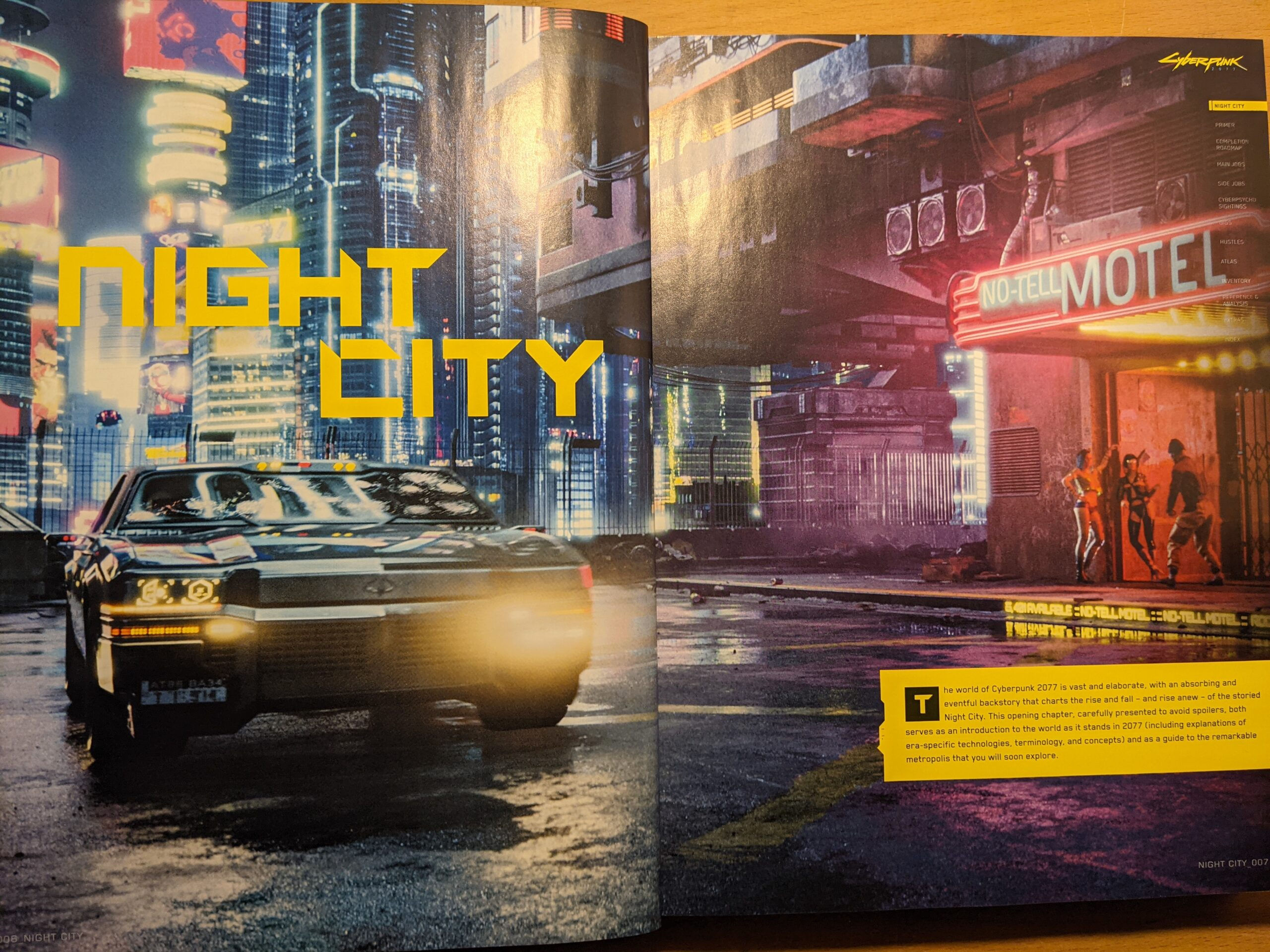 Wallpaper #NBf6PpMBPLD5_VENA-Gj27 Cyberpunk 2077 the Complete Official Guide Collectors Edition Night
