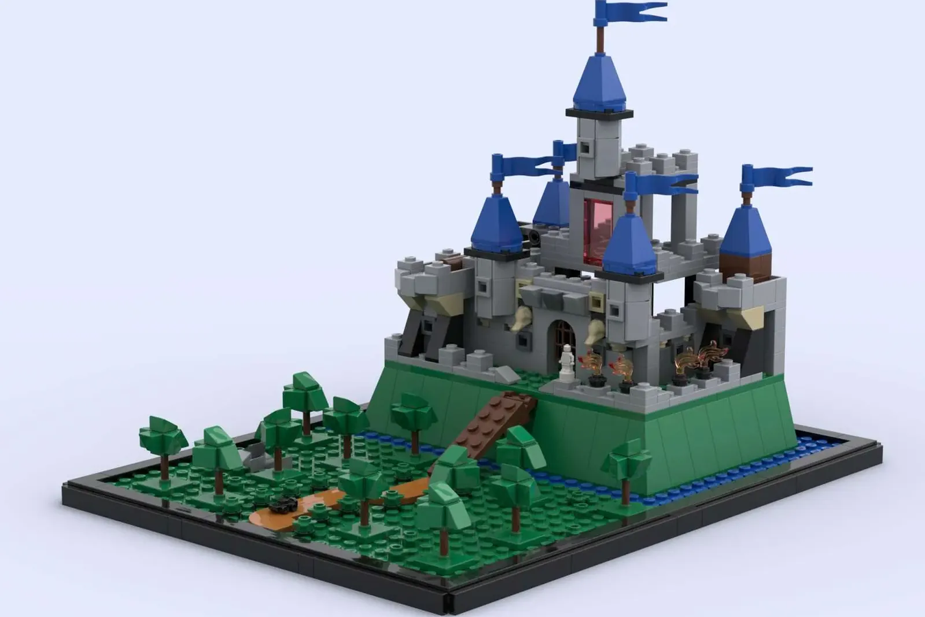 Wallpaper #zOpoVpMBlwTYPL18Dg8e73 Lego Ideas Micro Scale Castle Diorama