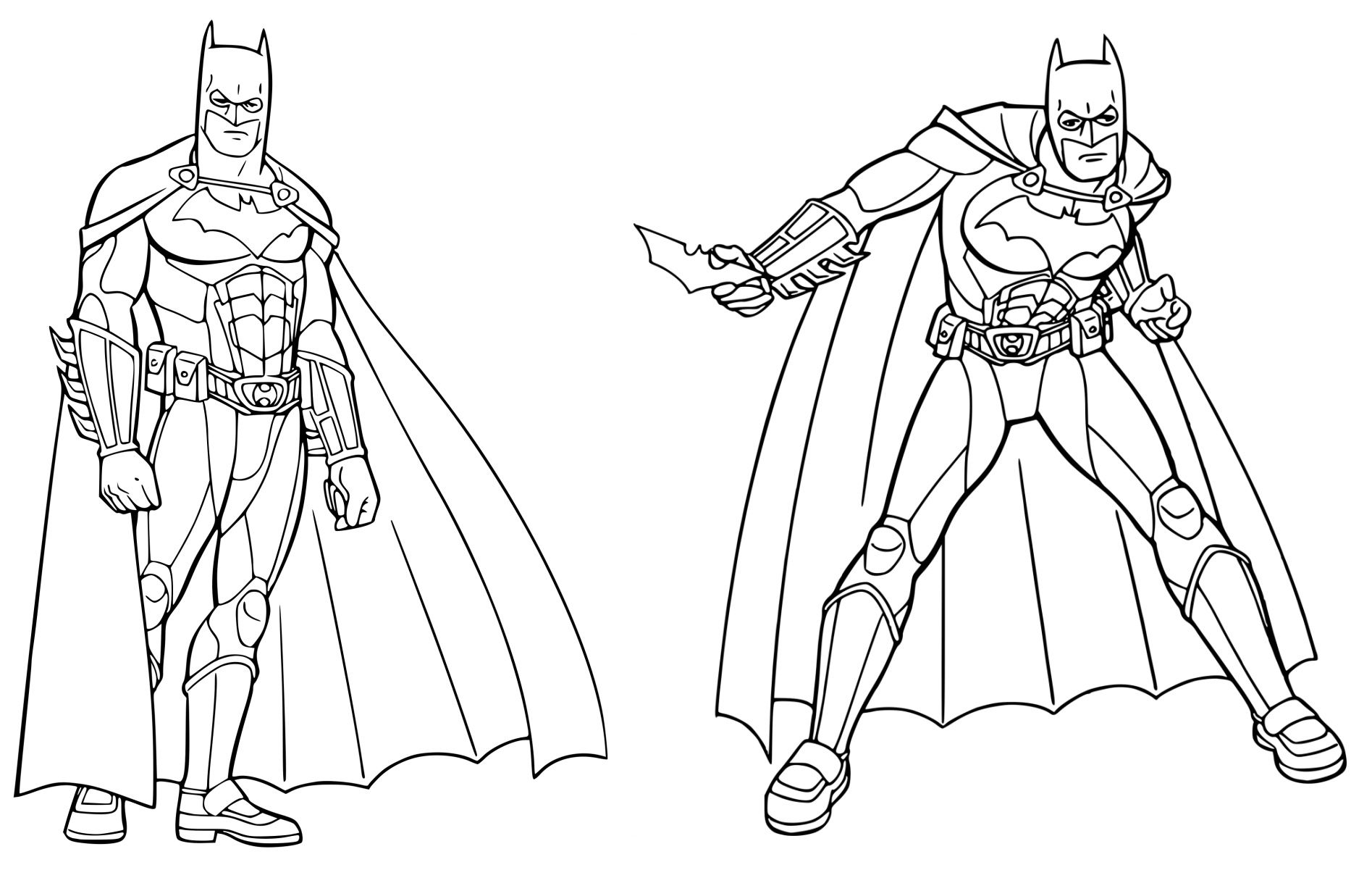 Wallpaper #hxmJLY8BtGB6xQ78n5LB26 Batman and Robin Coloring Pages to Print